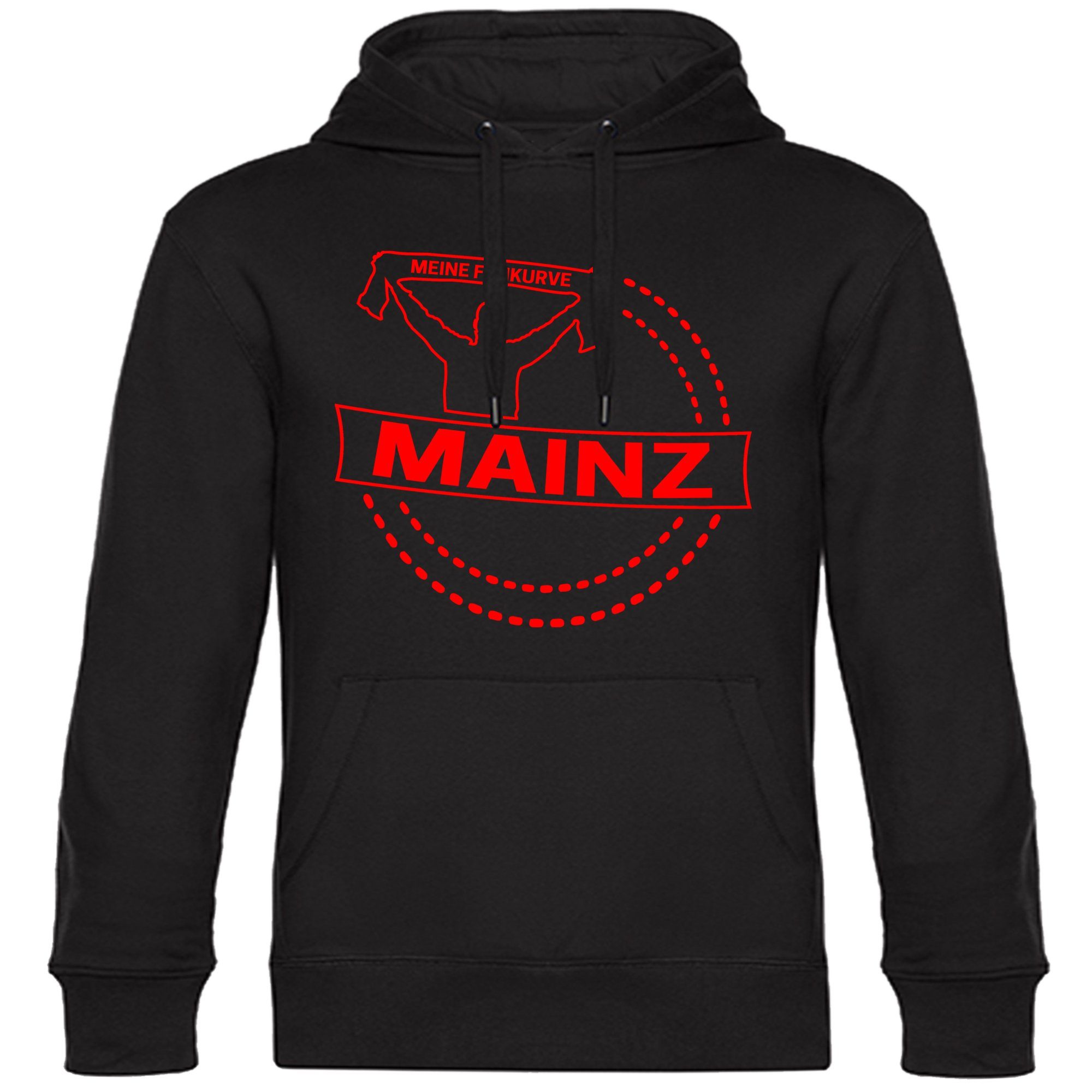 multifanshop Kapuzensweatshirt Mainz - Meine Fankurve - Hoodie