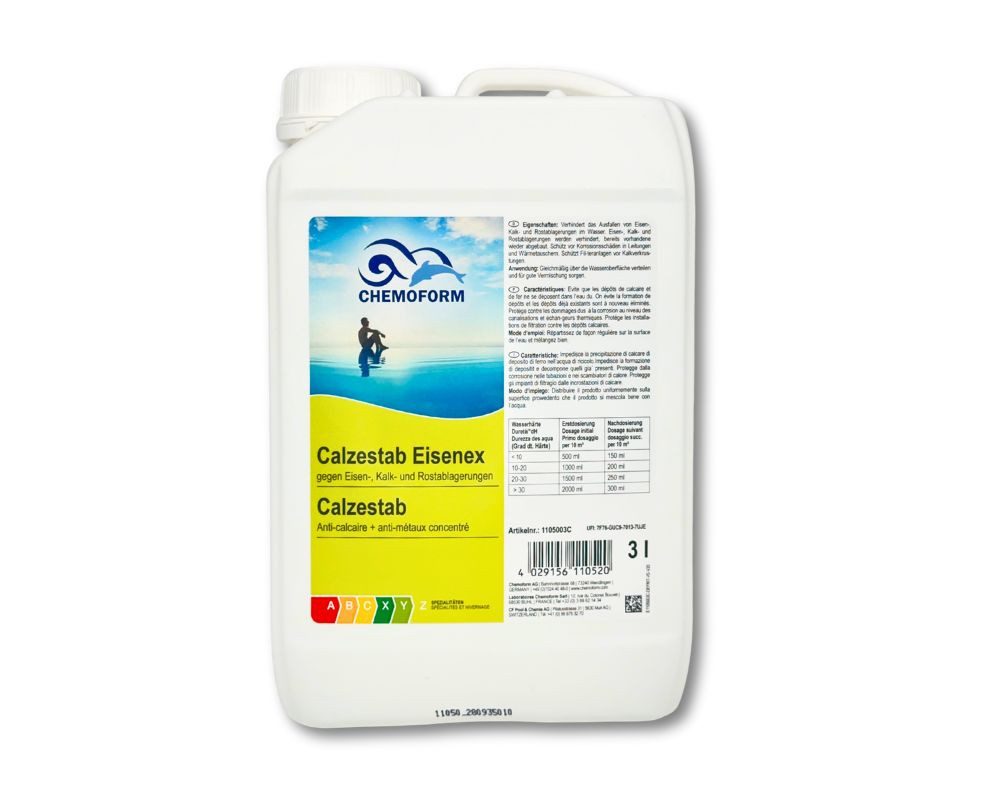 Chemoform Poolpflege Chemoform Calzestab Eisenex 3 l