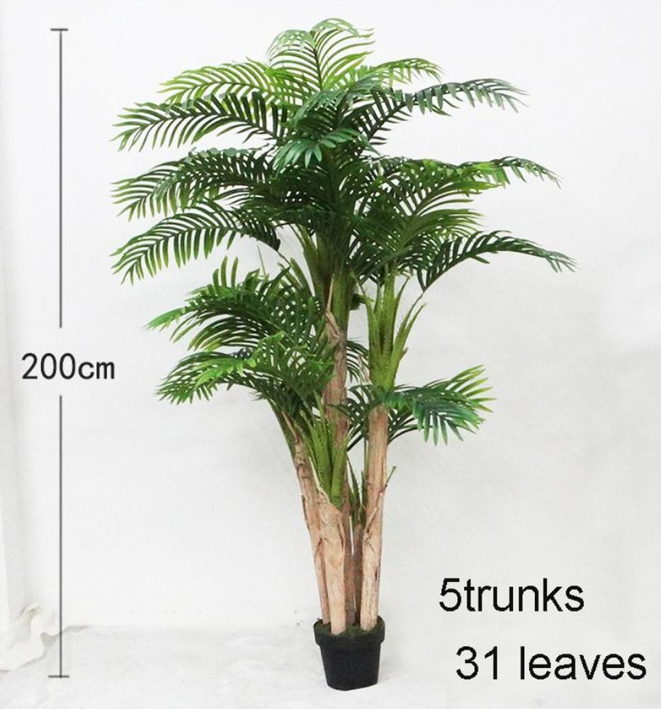 Kunstpalme Arekapalme 200cm 5 Stämme ZF Dekopalmen künstliche Palme Palmen günstig online kaufen