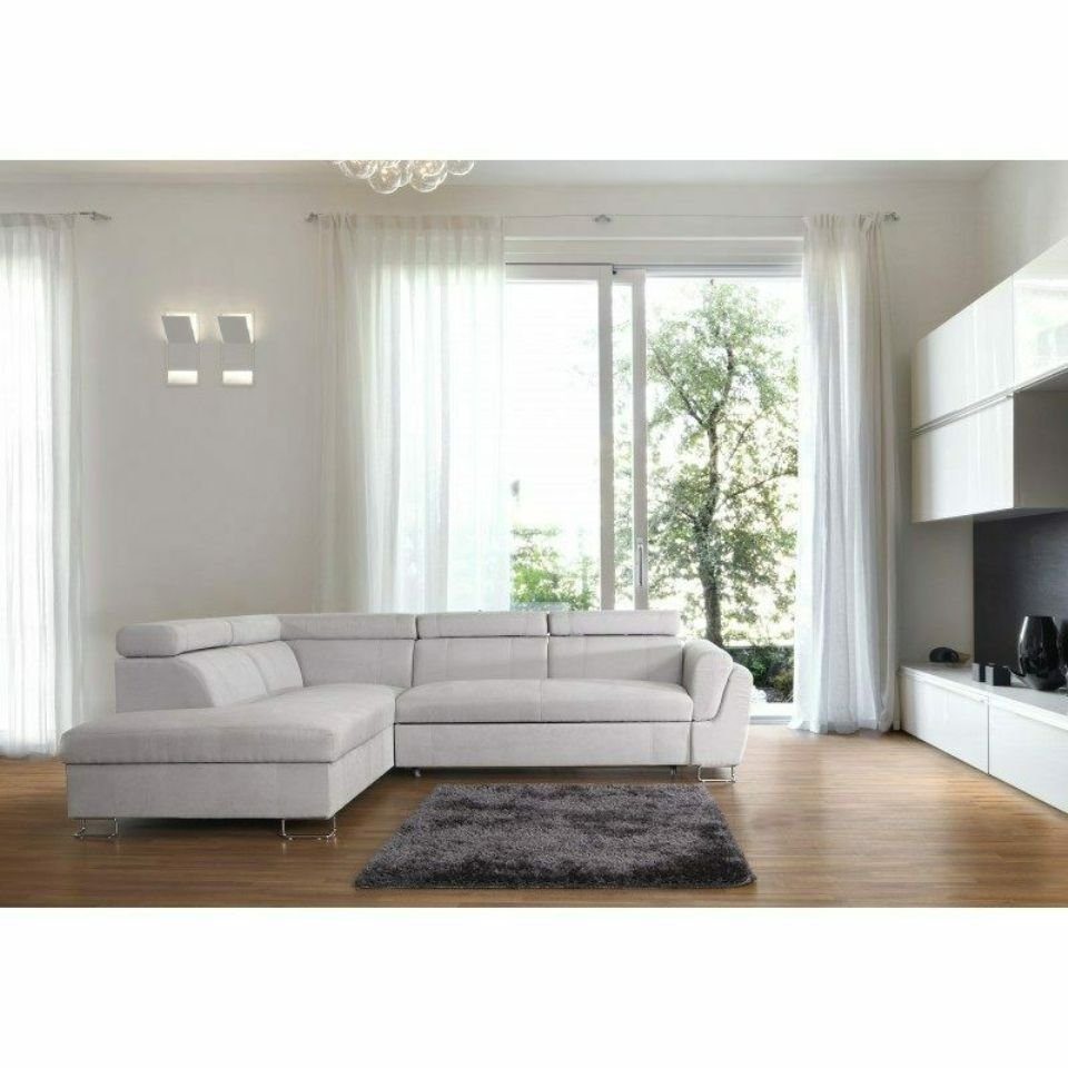 JVmoebel Sofa, Design Ecksofa Sofa Bettfunktion Couch Polster Sitz Eck Sofas