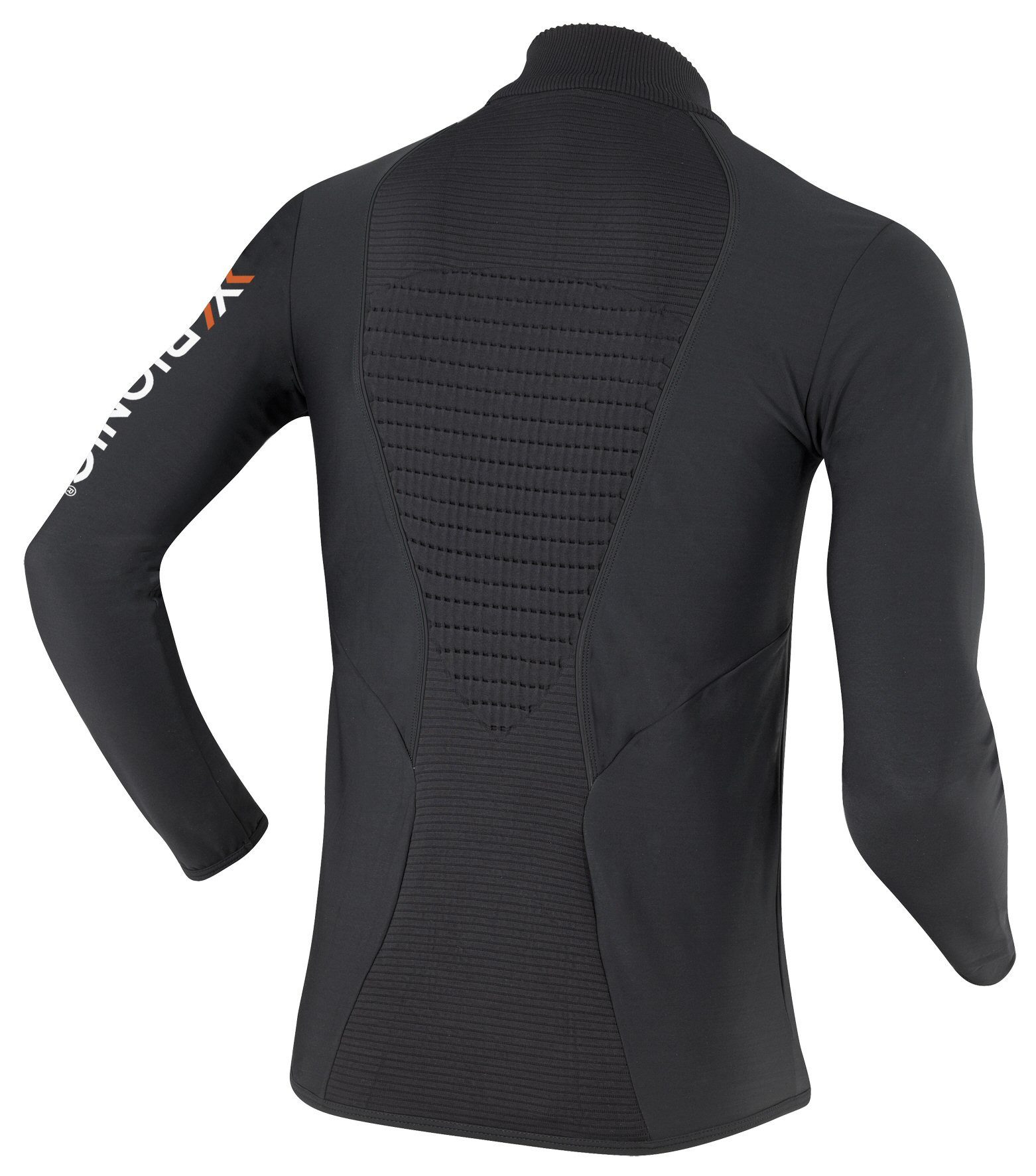 X-Bionic Langarmshirt Ski Beaver Longsleeve Zip-Up schwarz Damen