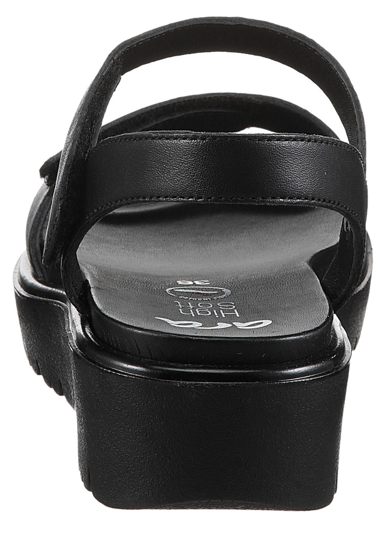 Ara BILBAO Sandalette, Sommerschuh, Sandale, Keilabsatz, Klett, Weite G (we günstig online kaufen