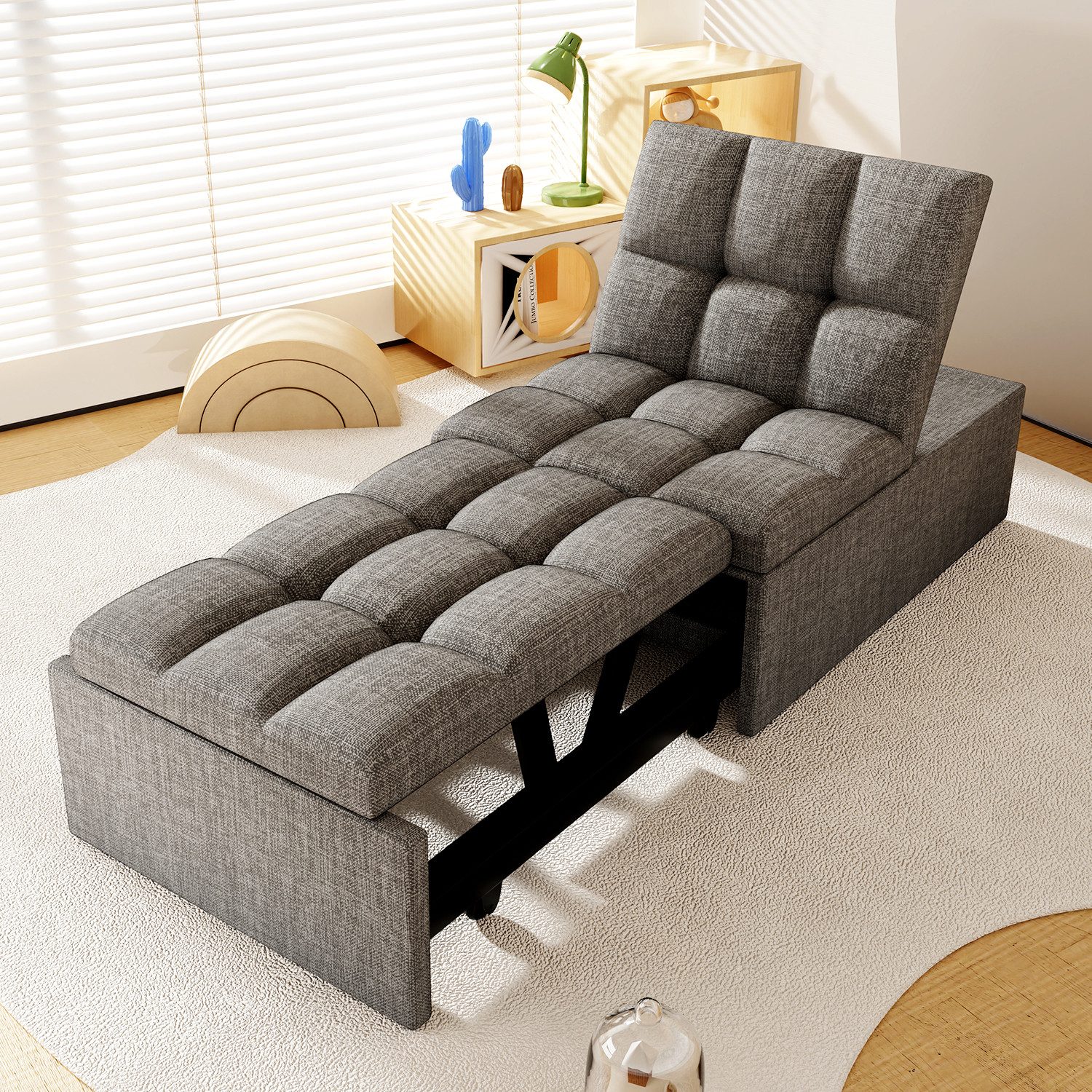 oyajia Schlafsofa Relaxsessel mit Liegefunktion,Sofabett,verstellbar Rücken günstig online kaufen