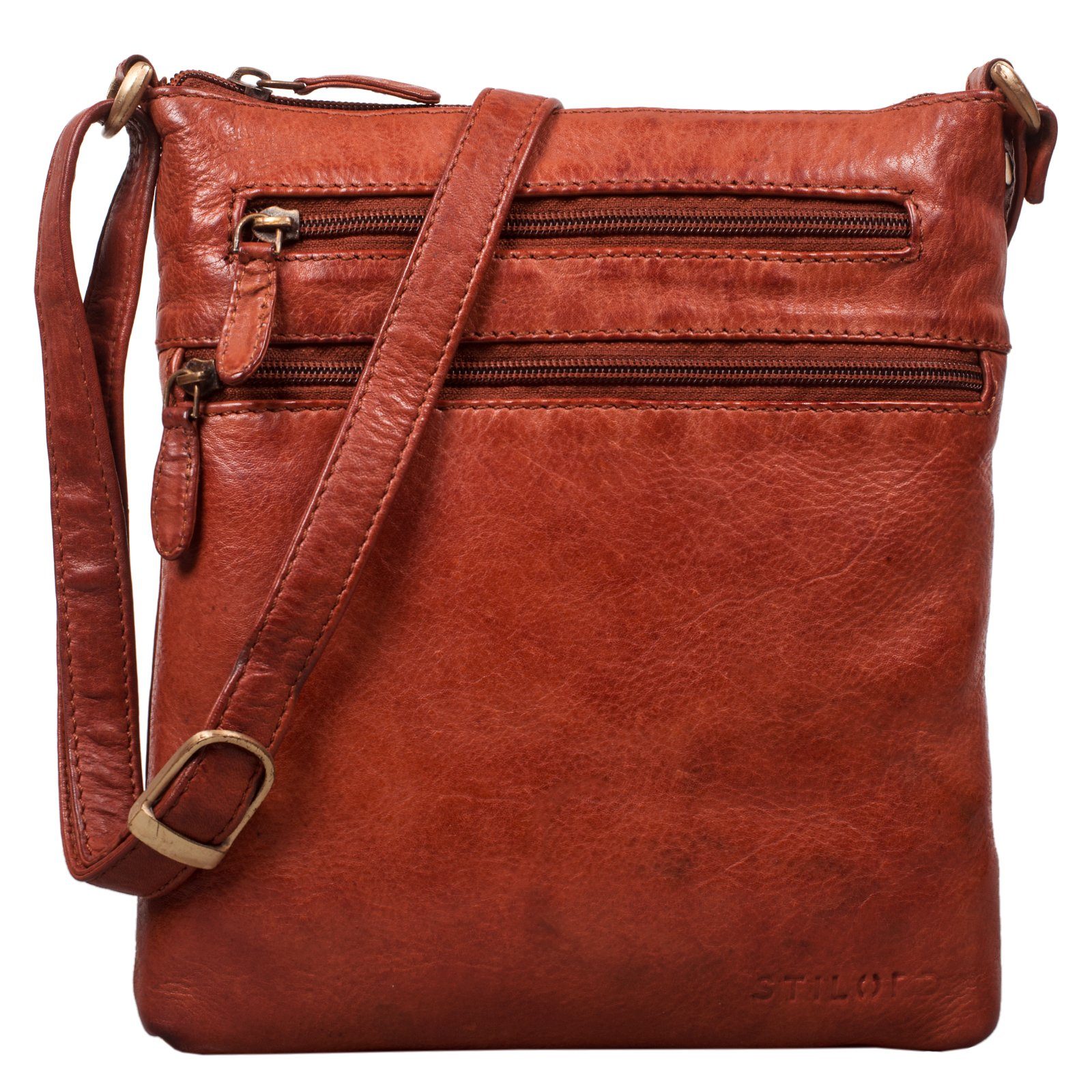 STILORD Handtasche "Juna" Damen Umhängetasche Leder
