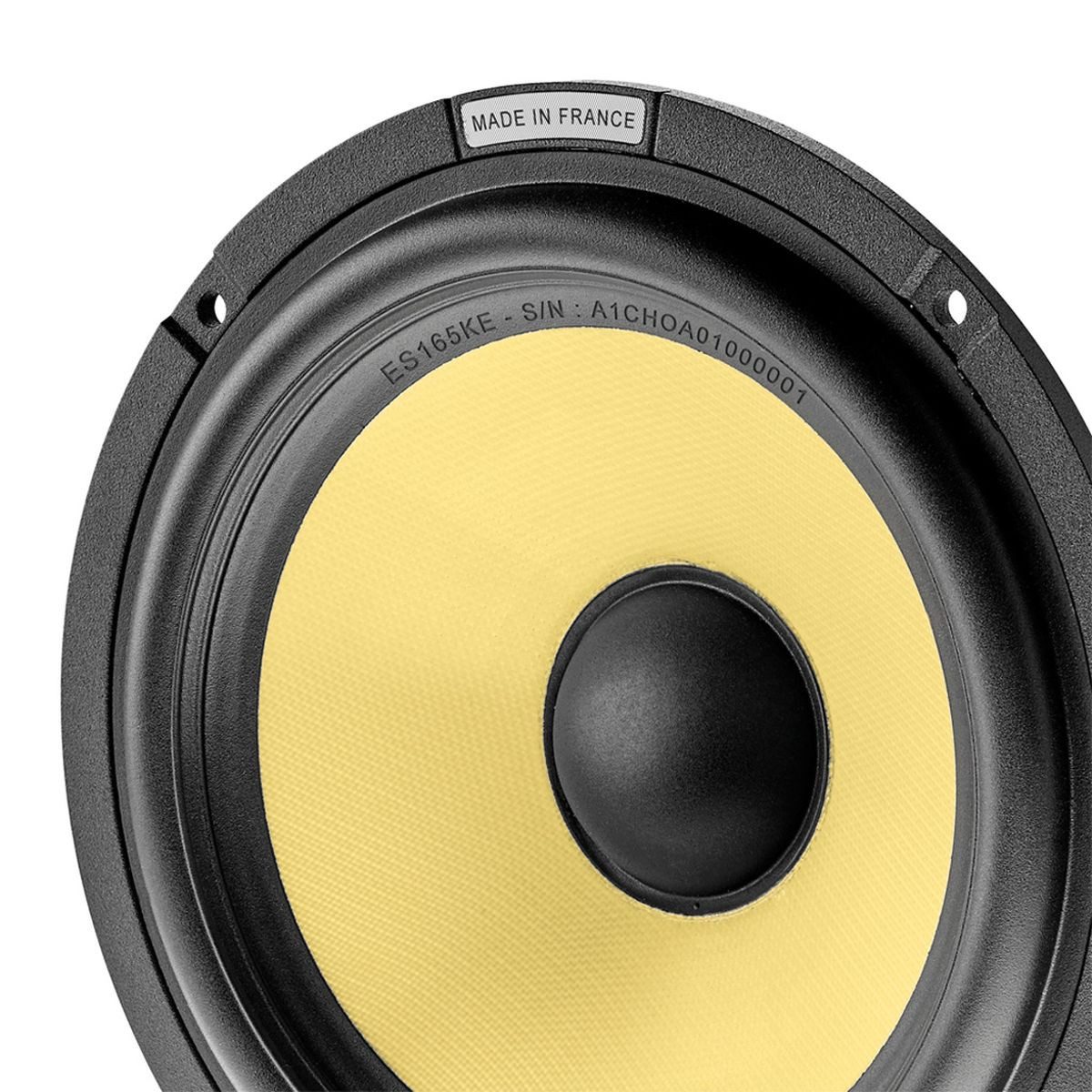FOCAL ES165KE, 2-Wege Kompo-Lautsprecher K2 POWER EVO-Serie, 16.5cm, 4 Ohm Auto-Lautsprecher (100 W)