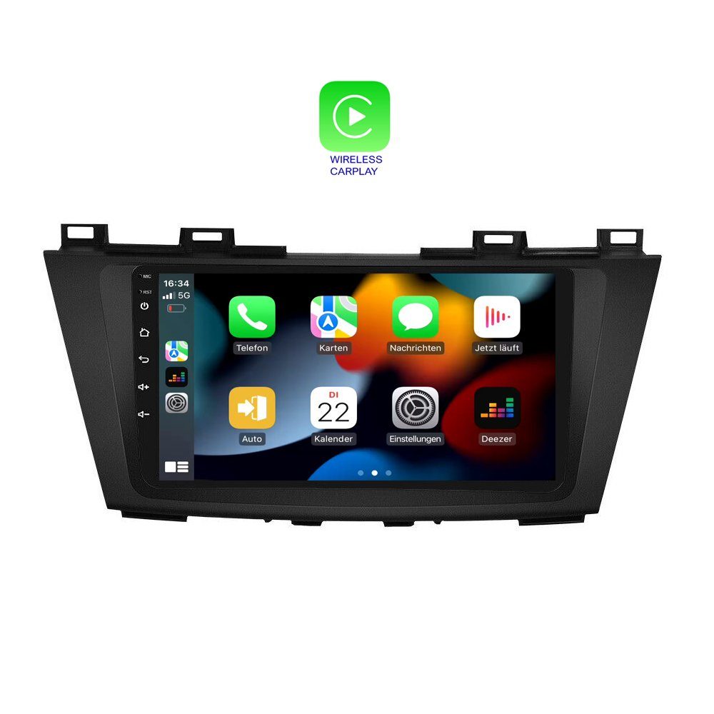TAFFIO Für Mazda 5 CW 9" Touch Android Autoradio Navigation GPS CarPlay Einbau-Navigationsgerät