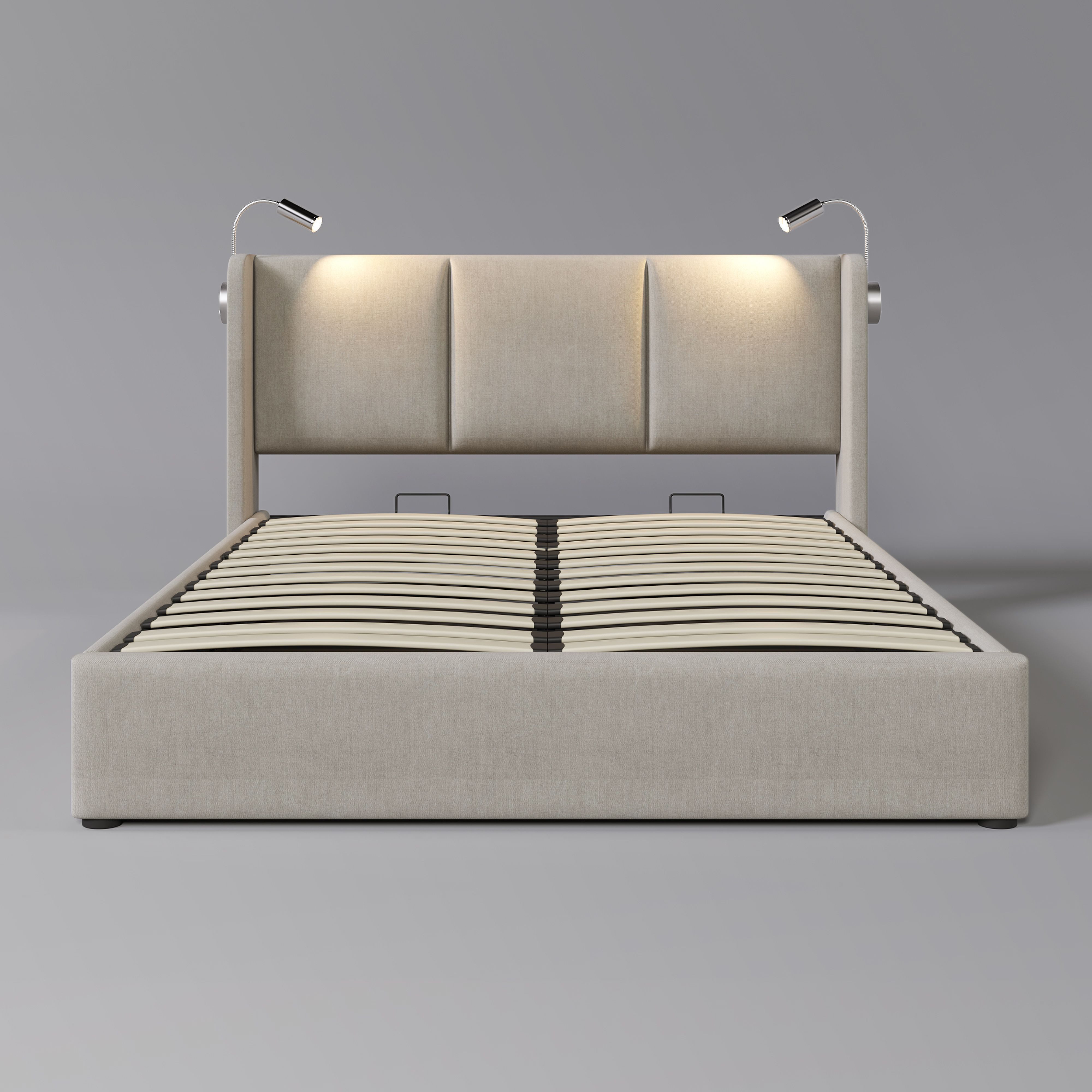 BlingBin Einzelbett Polsterbett (1-tlg., Doppelbett Stauraum günstig online kaufen