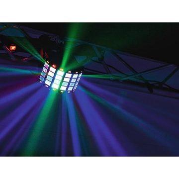 EUROLITE Discolicht PARTY Strahleneffekt bewegte Show, Stroboskopeffekt Automatikbetrieb, RGB (rot, grün, blau)