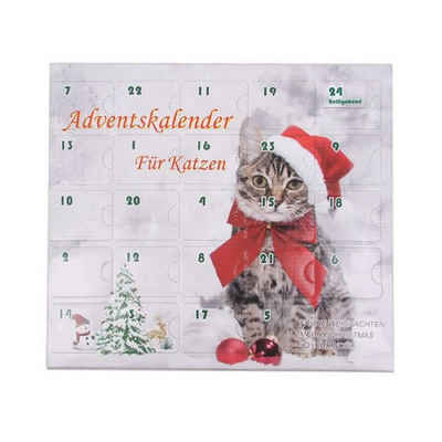 Ollesch Tier-Beschäftigungsspielzeug Katzenspielzeug Adventskalender für Katzen Weihnachten