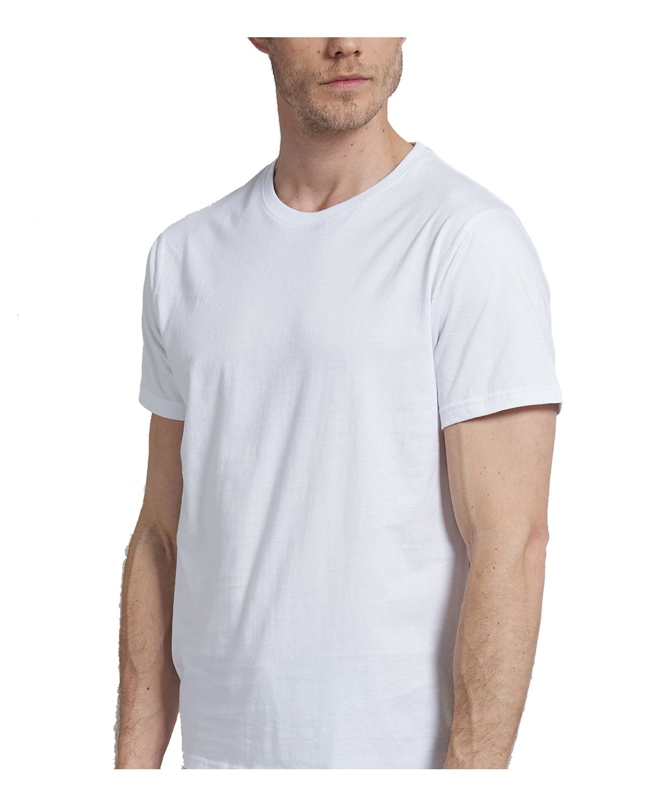 CECEBA American-Shirt Maverick 8er Pack (Spar-Set, 8er-Pack) Weiß