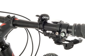 Chirp Fahrradklingel Miniclip Glocke, schwarz matt