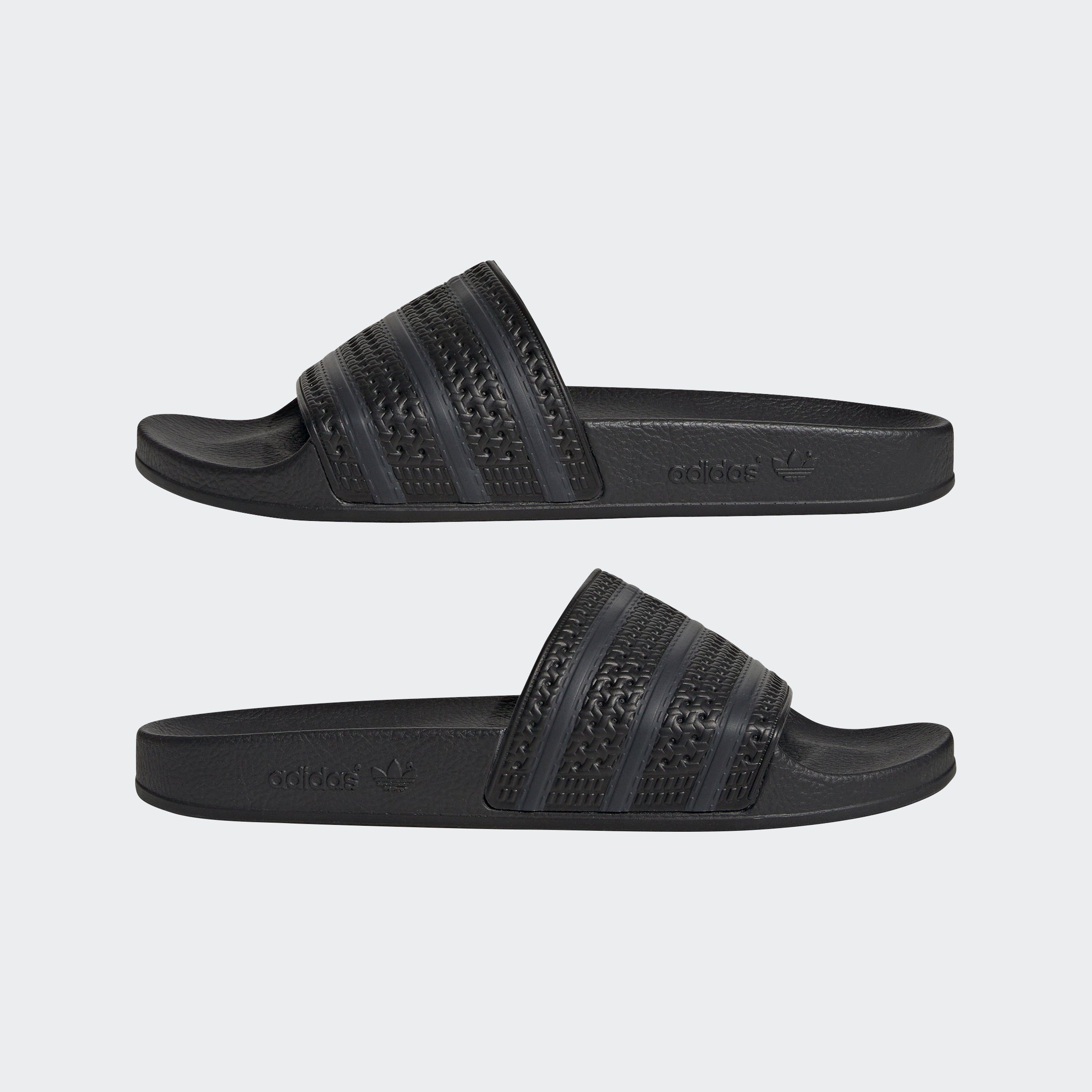 adidas Originals ADILETTE Badesandale / Carbon Black Core Black / Core