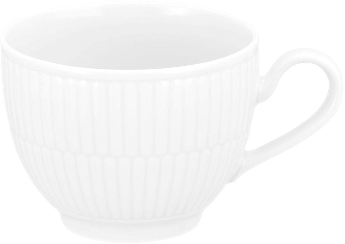 Seltmann Weiden Tasse Amina, 1-tlg., Porzellan, Kaffeetasse aus Porzellan mit Relief