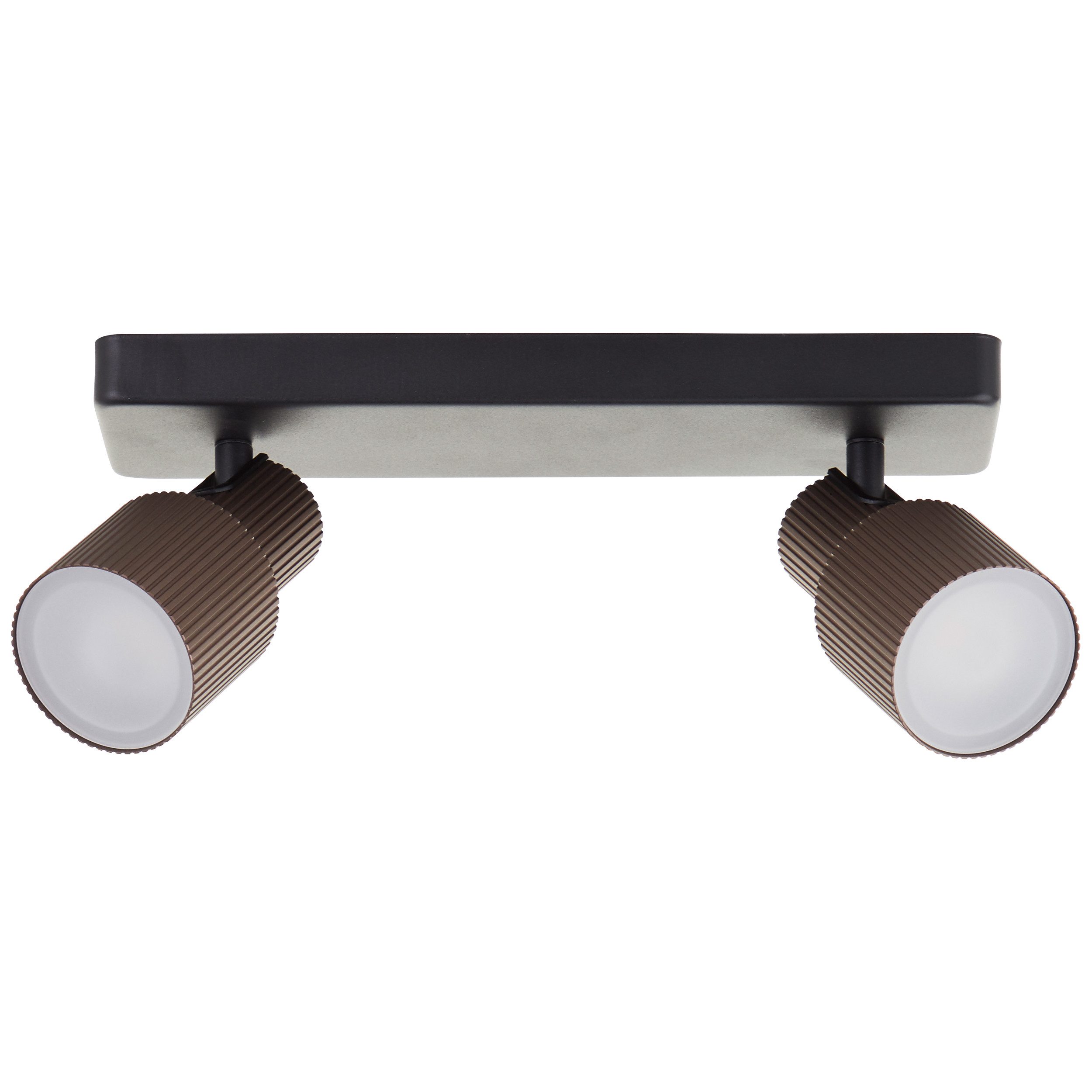 Brilliant Deckenstrahler Cadiz, LED wechselbar, Warmweiß, 350 lm, 3000K, dimmbar, schwenkbar, Aluminium