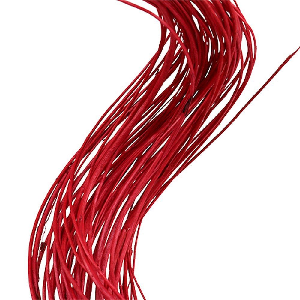 Trockenblume Ting Ting Curly Deko 60cm Rot 40 St - Peddigrohr Dekoideen, 40 Stück, Florists Products, Höhe 12 cm