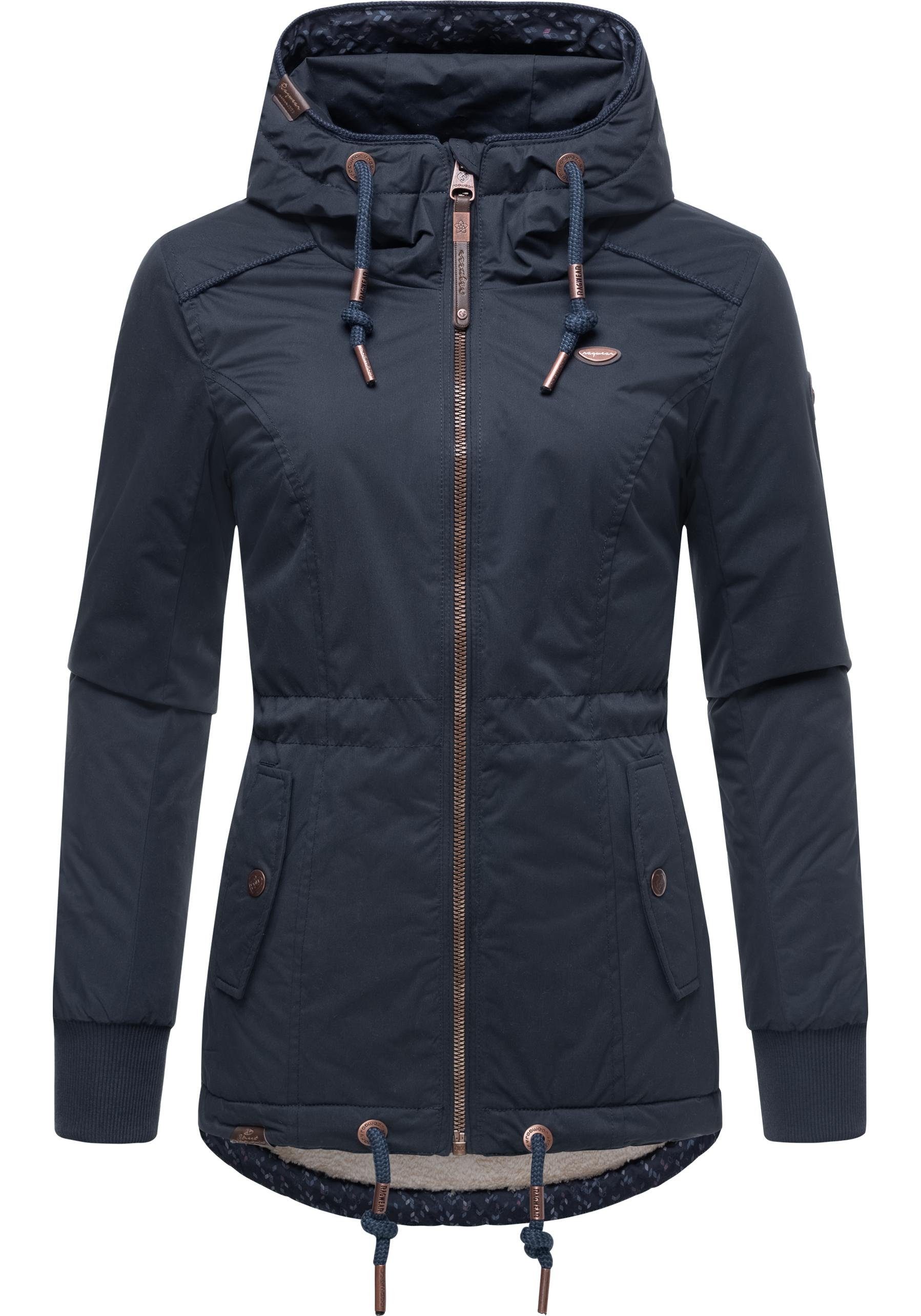 Ragwear Winterjacke YM-Danka stylische Winter Outdoorjacke mit Kapuze