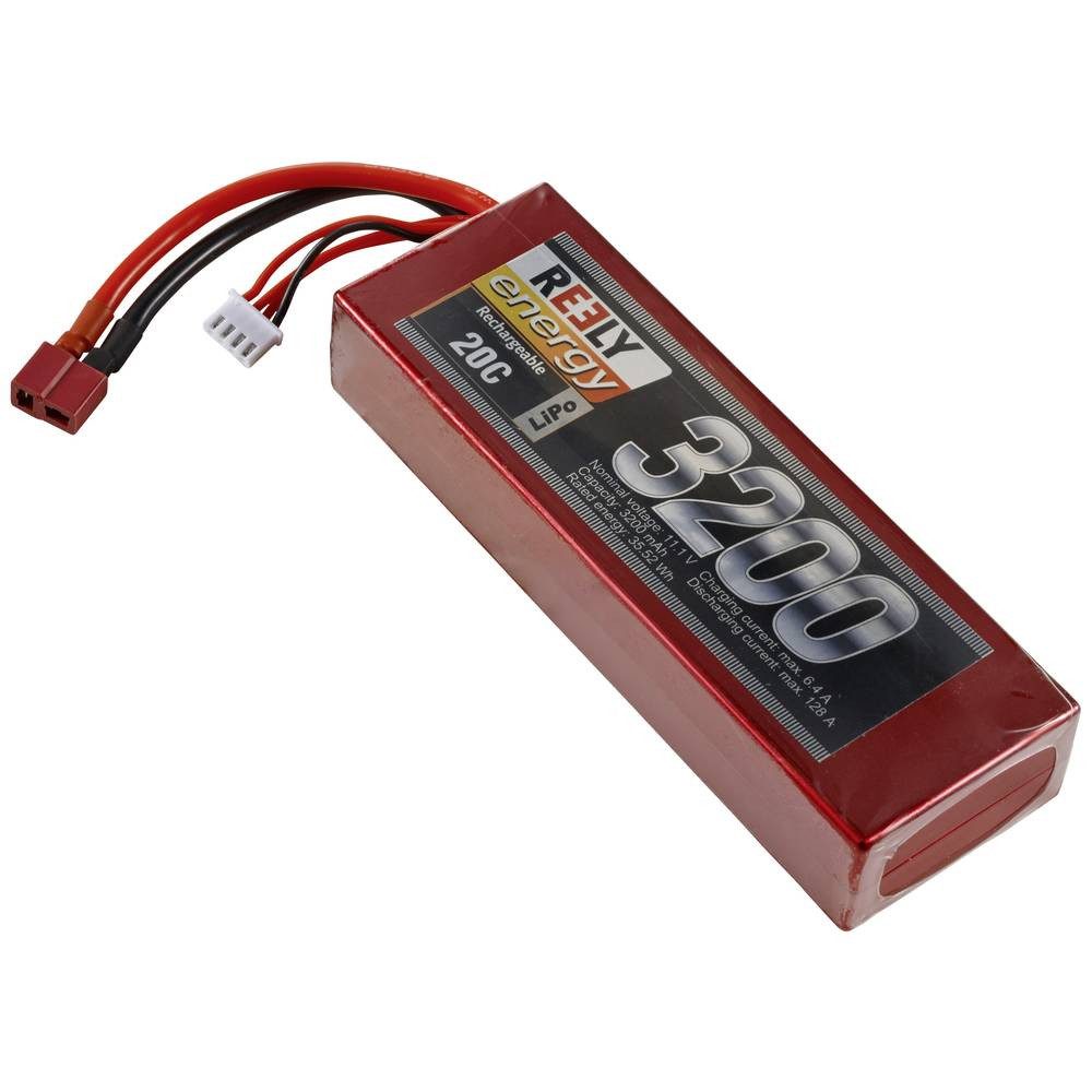 Reely Modellbau-Akkupack (LiPo) 11.1 V 3200 mAh Zellen-Zahl: 3 RE-7851477 Akku
