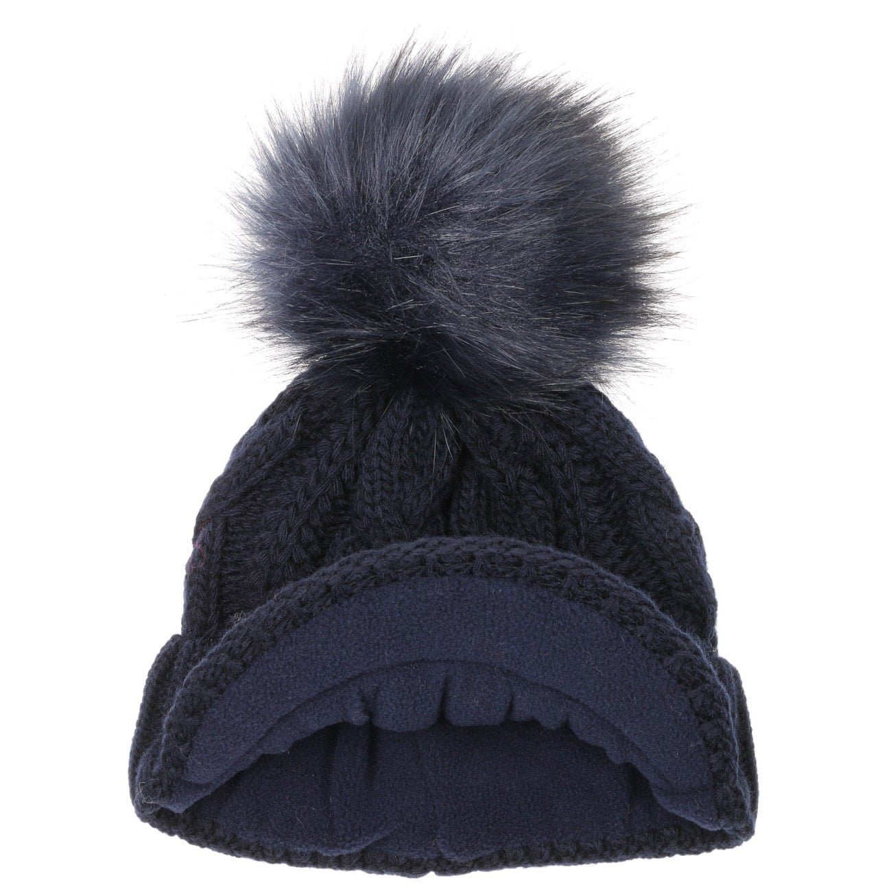 McBurn Bommelmütze (1-St) Beanie mit Schirm, Made in Italy günstig online kaufen