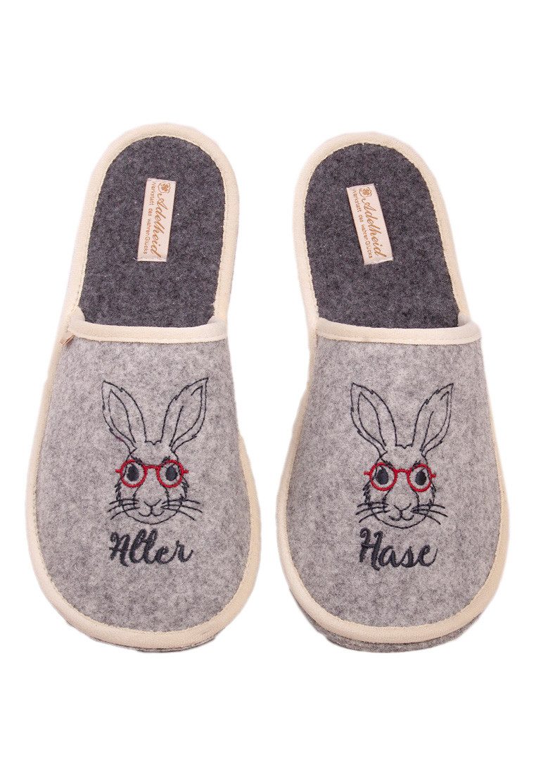 ADELHEID Alter Hase Filzpantoffel Pantoffel
