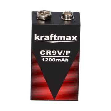 XCell 2x Kraftmax Lithium 9V Block Hochleistungs- Batterien für Rauchmelder Batterie