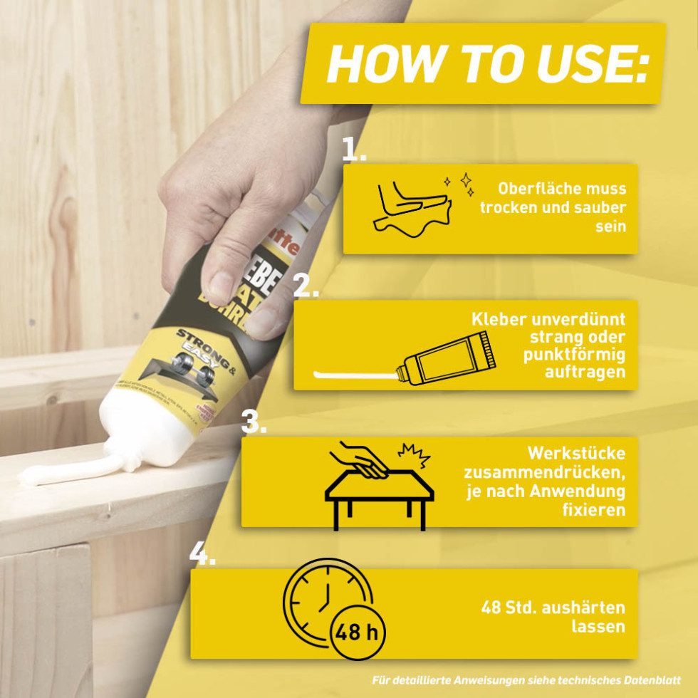 Pattex Montagekleber Pattex Kleben statt Bohren Montagekleber 250 g