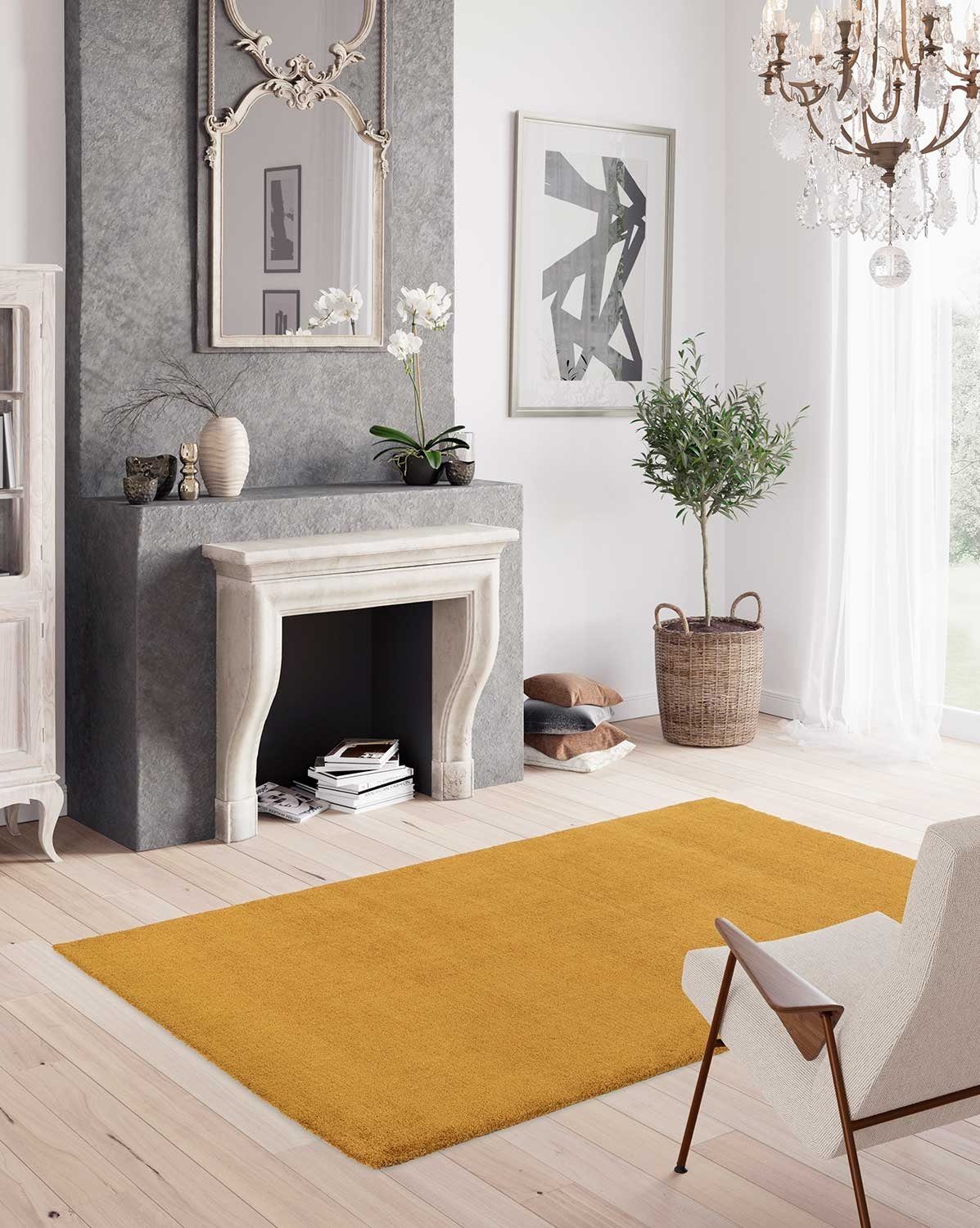 Teppich TOUCH, Gold, 60 x 110 günstig online kaufen