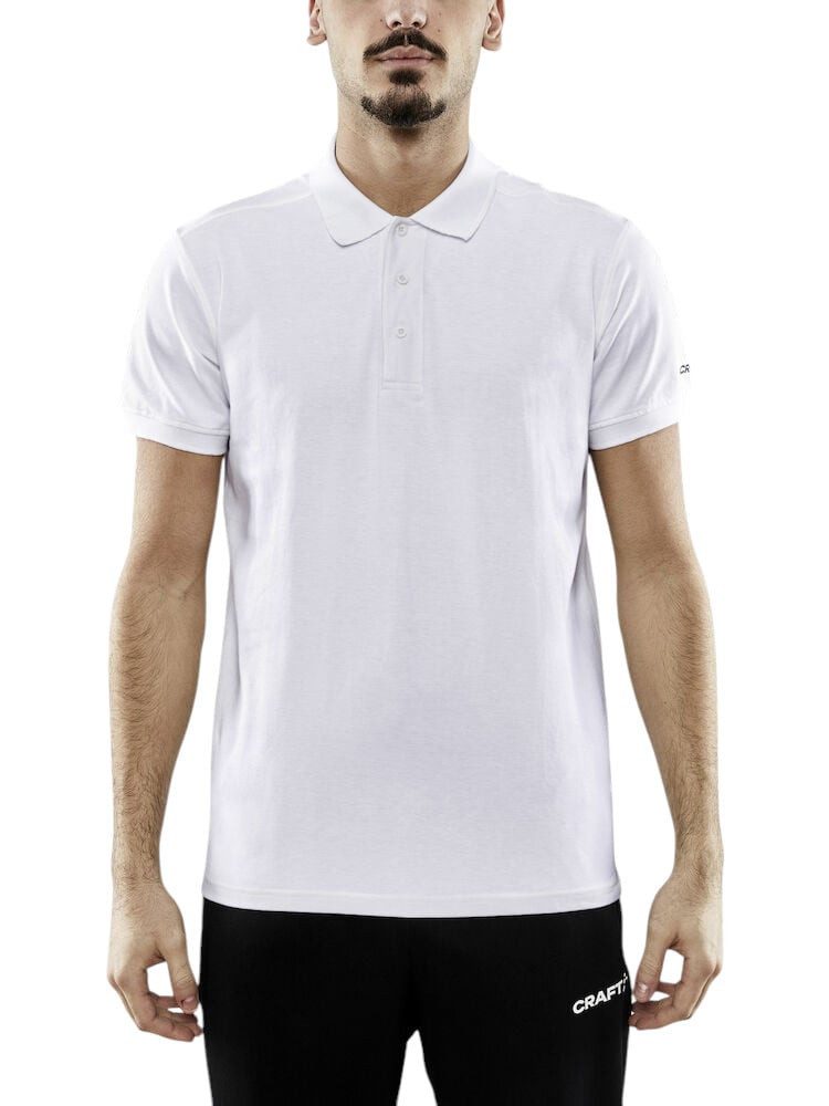Craft Poloshirt CORE Blend (hoher Tragekomfort) weiss Herren