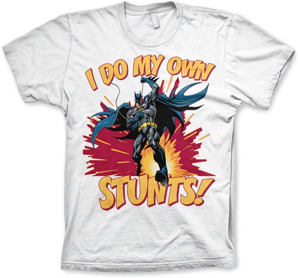 Batman T-Shirt I Do My Own Stunts Big Tall T-Shirt