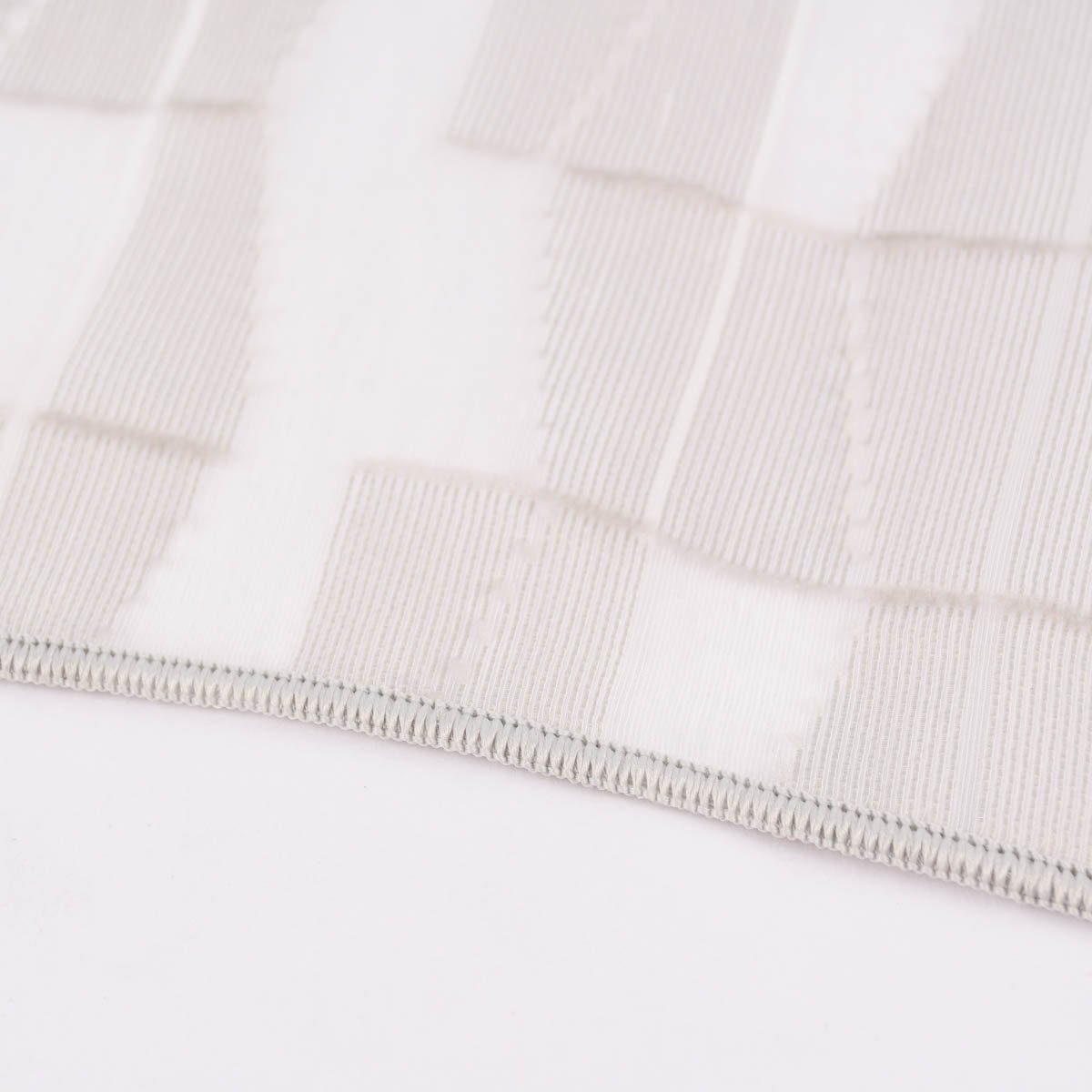 Meterware Rasch Textil Gardinenstoff Stores Scherli Rechtecke abstrakt ste300cm, stark perforiert, Kunstfaser, überbreit