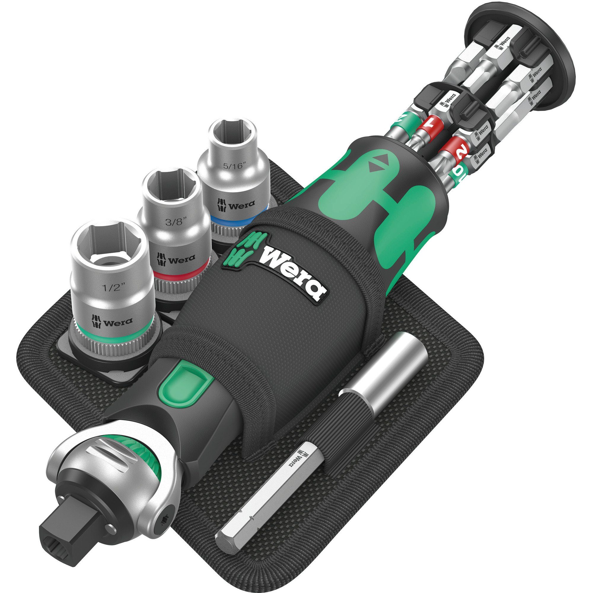 Wera Schraubendreher Wera 8009 Zyklop Pocket Set Imperial 2, 18-teilig