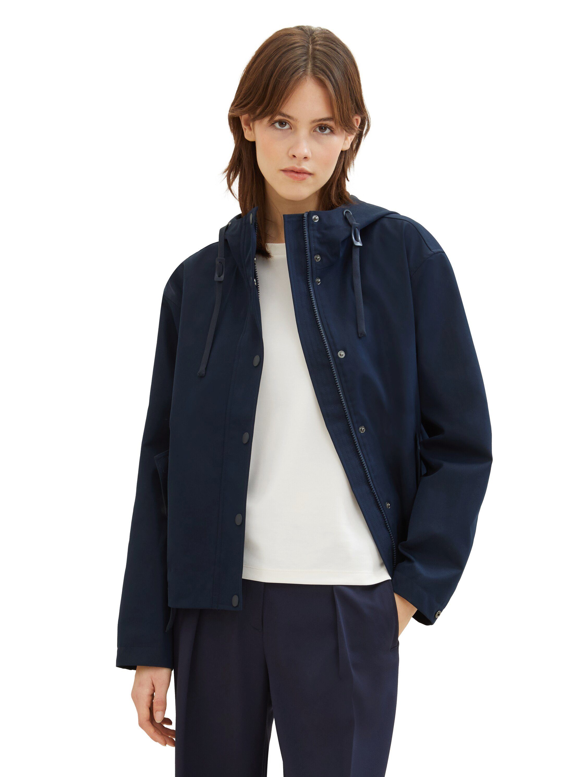 TOM TAILOR Denim Outdoorjacke in kurzer günstig online kaufen