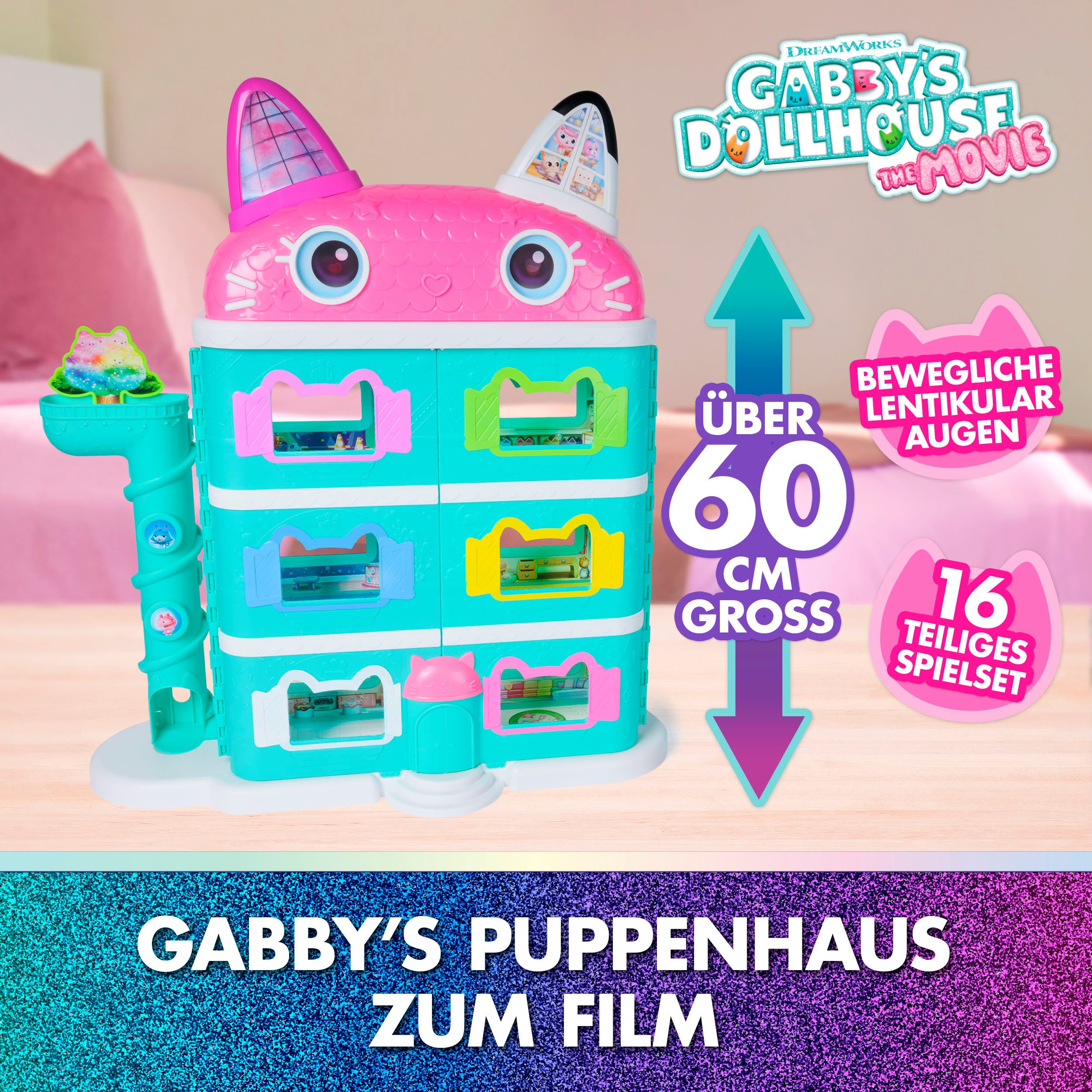 Spin Master Spielwelt Gabby’s Dollhouse: Der Film – Puppenhaus zum Kinofilm