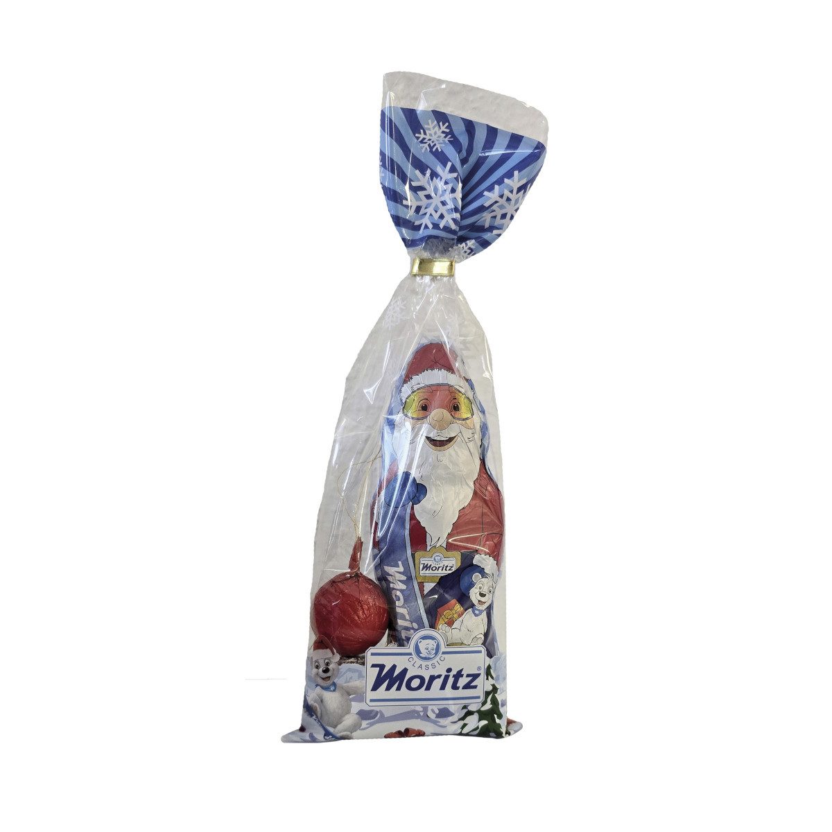 WAWI Schokolade, Wawi Moritz Weihnachten Mischbeutel gefüllt mit Hohlfiguren 250g