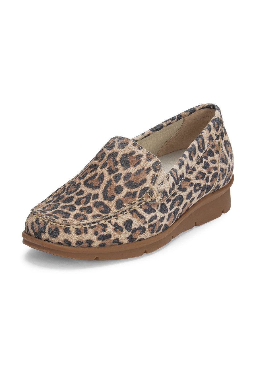 vitaform Damenschuhe Mokassin Veloursleder Mokassin günstig online kaufen