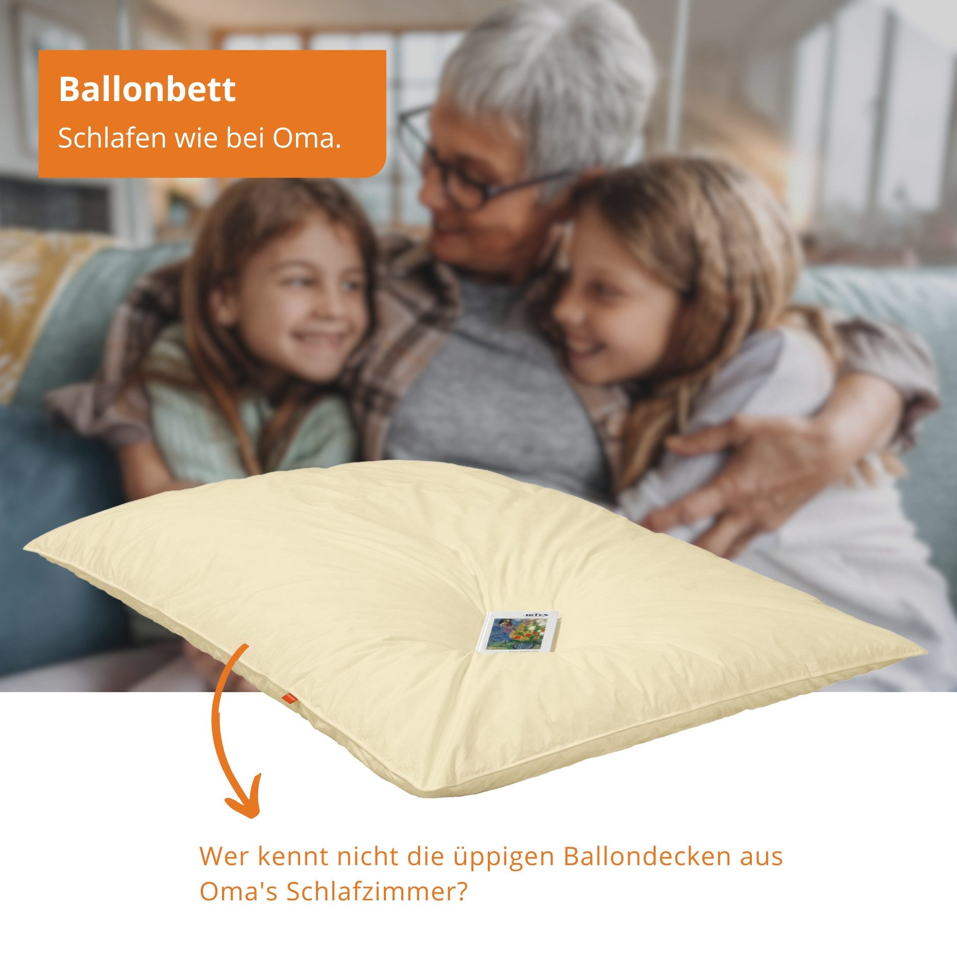 sleepling Federbettdecke Ballonbett, Füllung: 100% Federn, günstig online kaufen