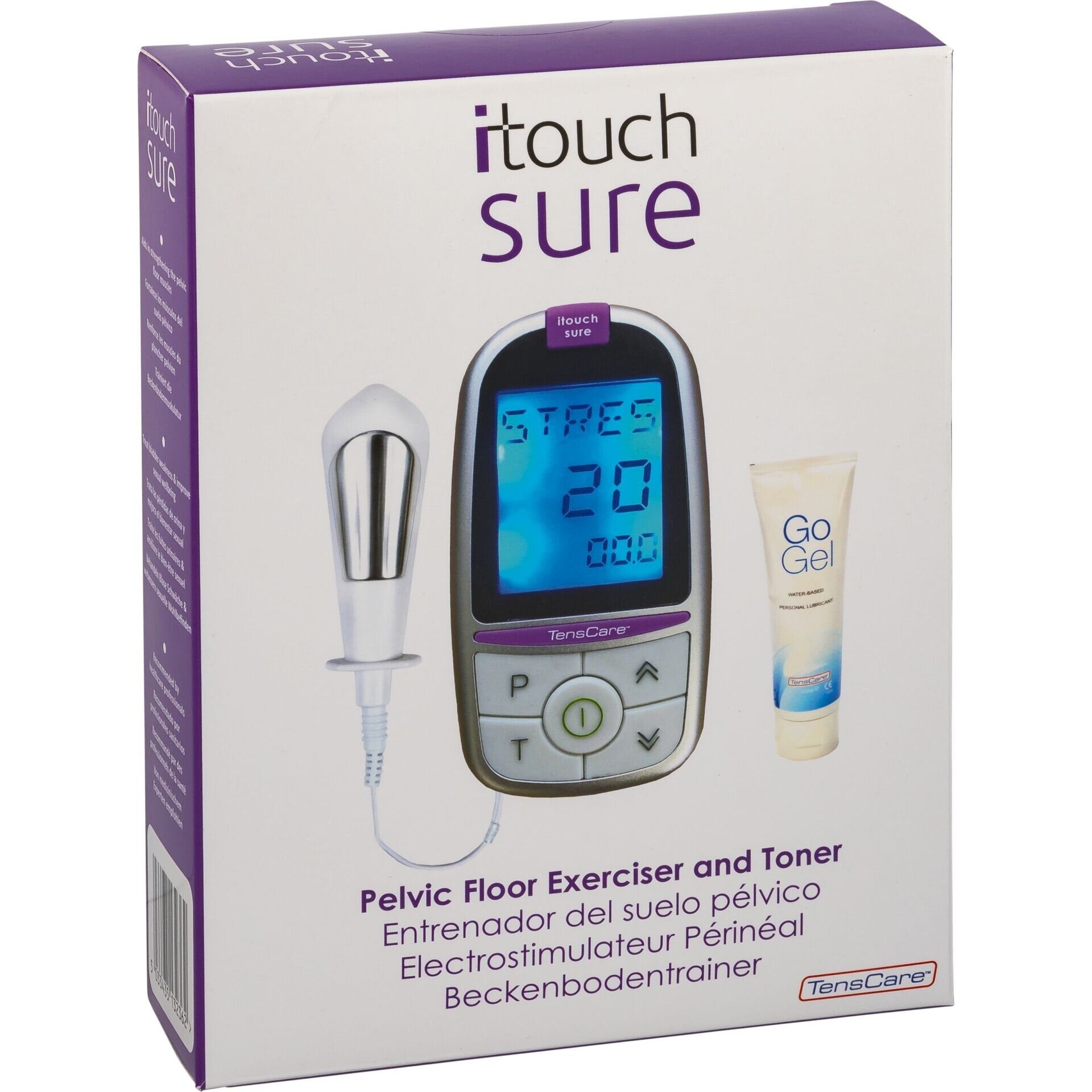 TensCare Beckenbodentrainer TensCare itouch Sure + Gel Beckenbodentrainer