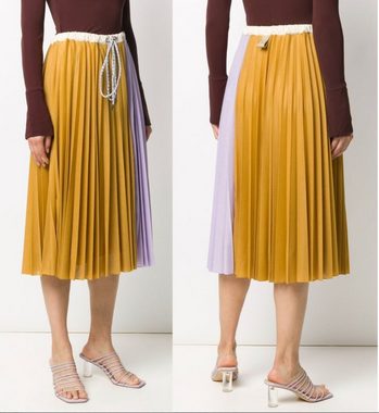 MONCLER Karorock MONCLER 2 in 1 Pleated Drawstring Skirt Plisseerock Rock Elastic Waist