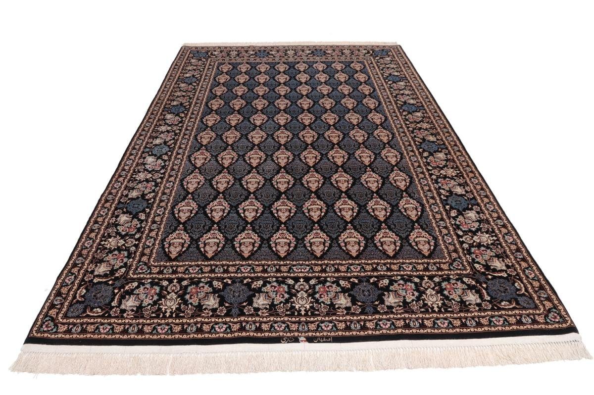 Orientteppich Isfahan 197x294 Höhe: Nain mm Orientteppich, Seidenkette Trading, Handgeknüpfter rechteckig, 6