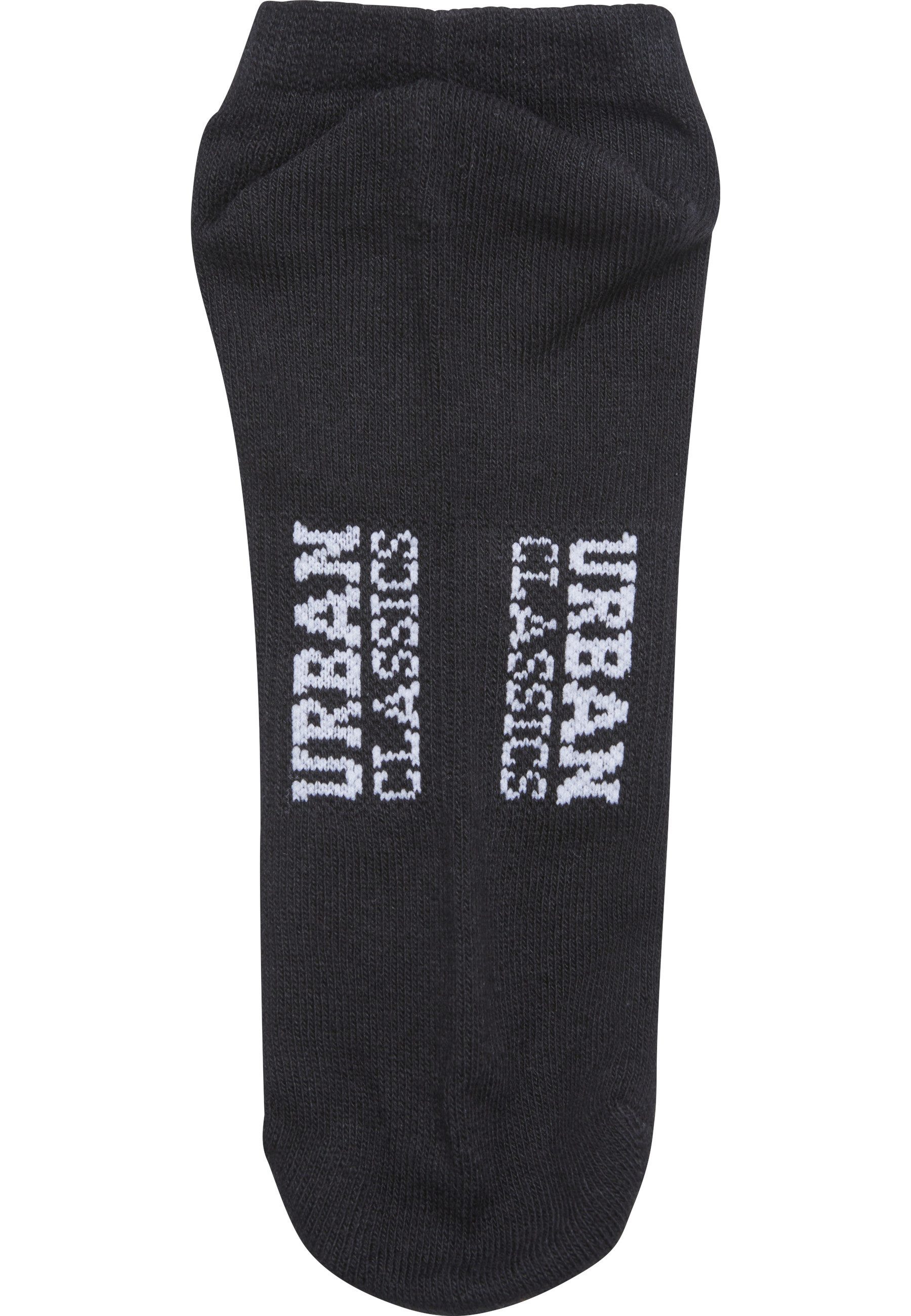 URBAN CLASSICS Basicsocken Urban Classics Unisex Logo No Show Socks 5-Pack (1-Paar)