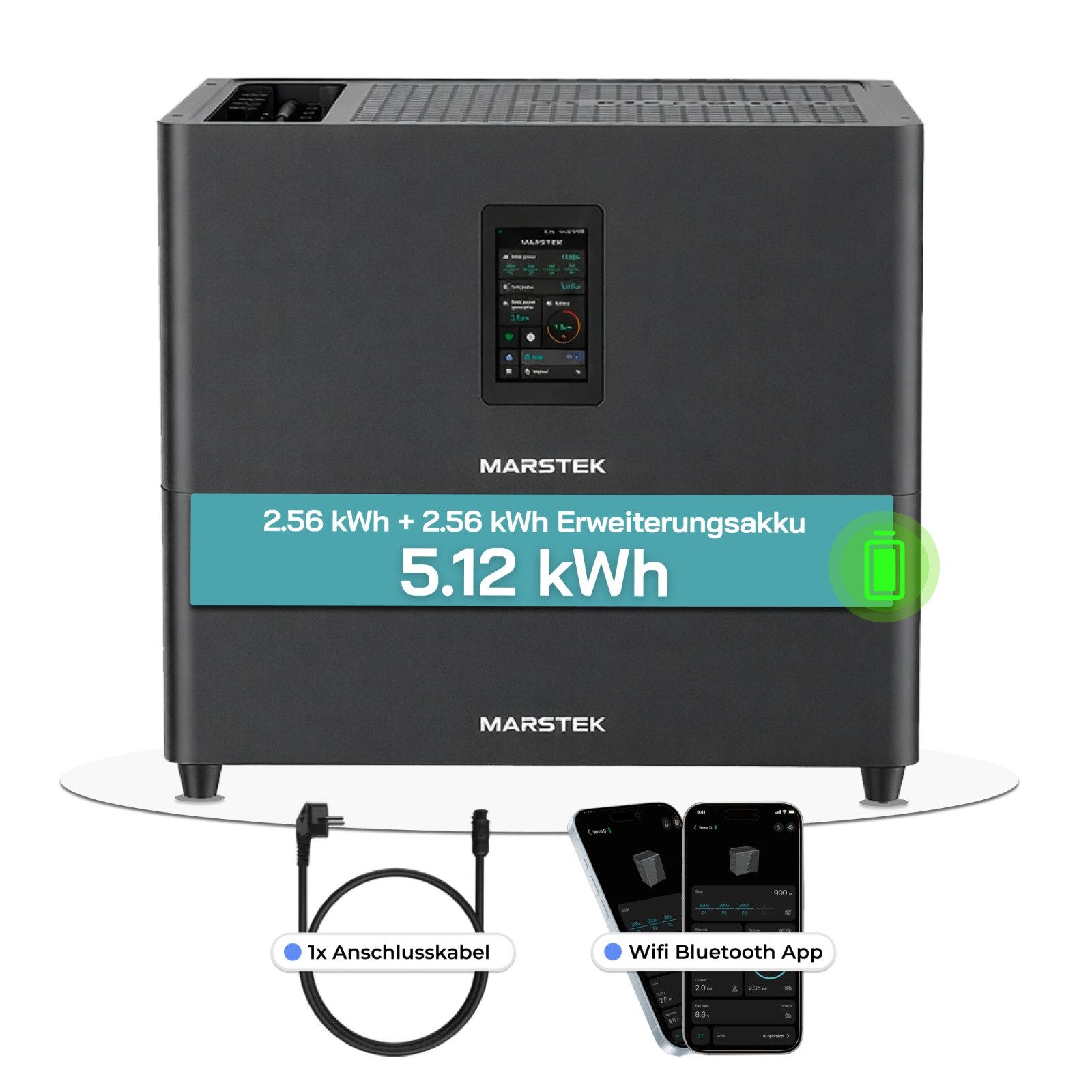 SUNNIVA Speicher MARSTEK Jupiter C + Plus Solarspeicher 5,12-10,24 kWh Solarakkus