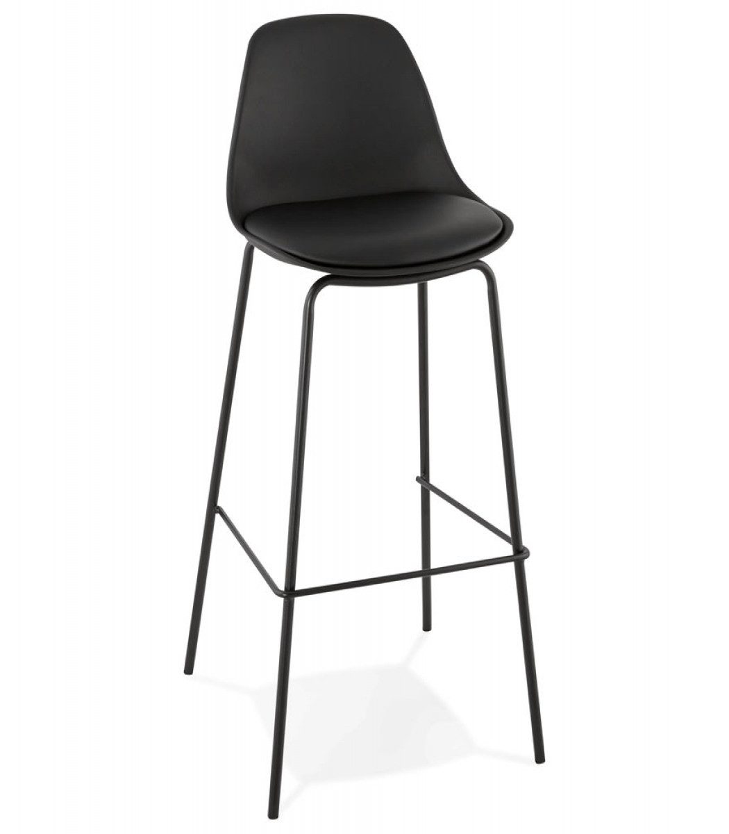 Barhocker Barhocker mit Rückenlehne Metall Kunststoff 44,5x44,5x95,5 cm