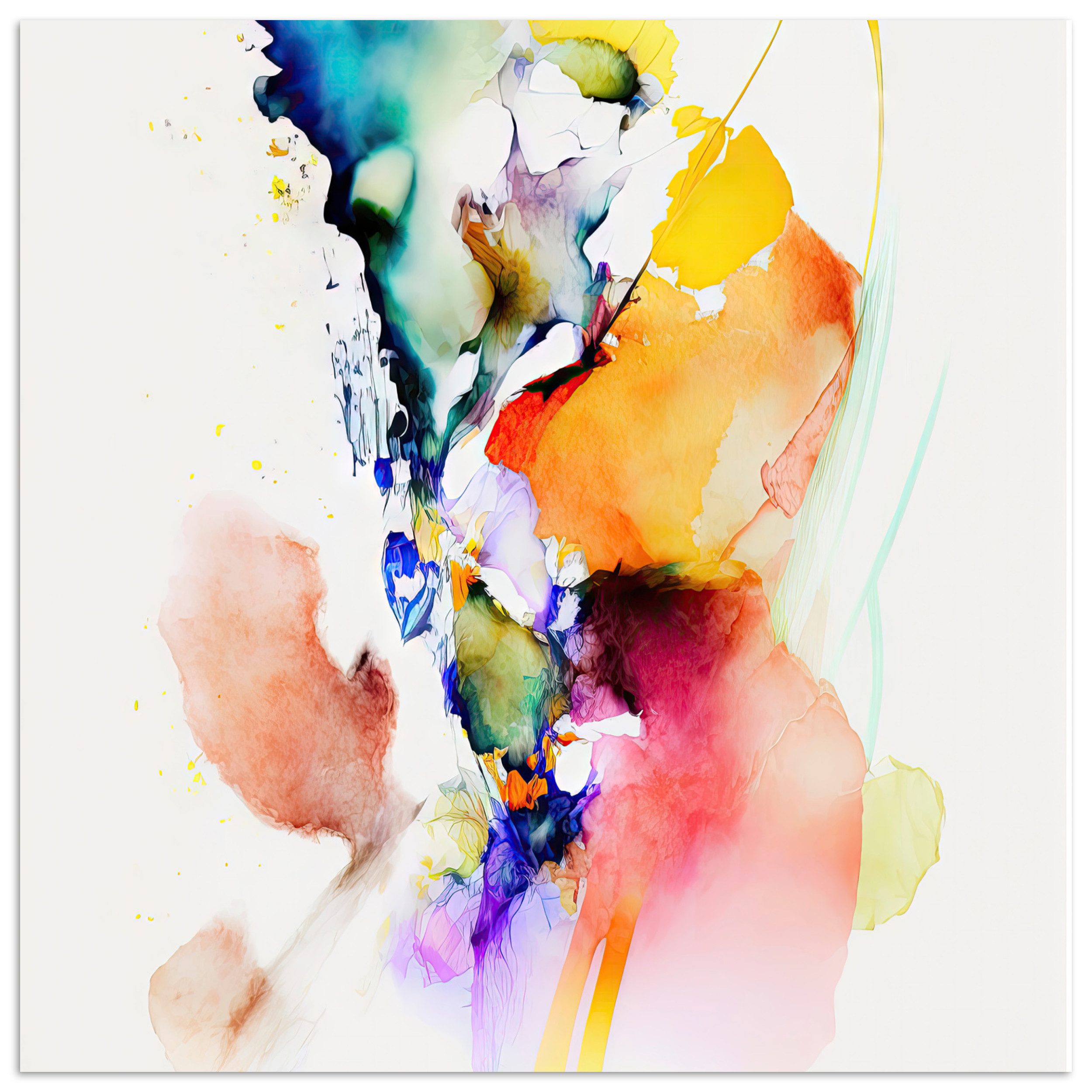 MuchoWow Poster Aquarell - Regenbogen - günstig online kaufen