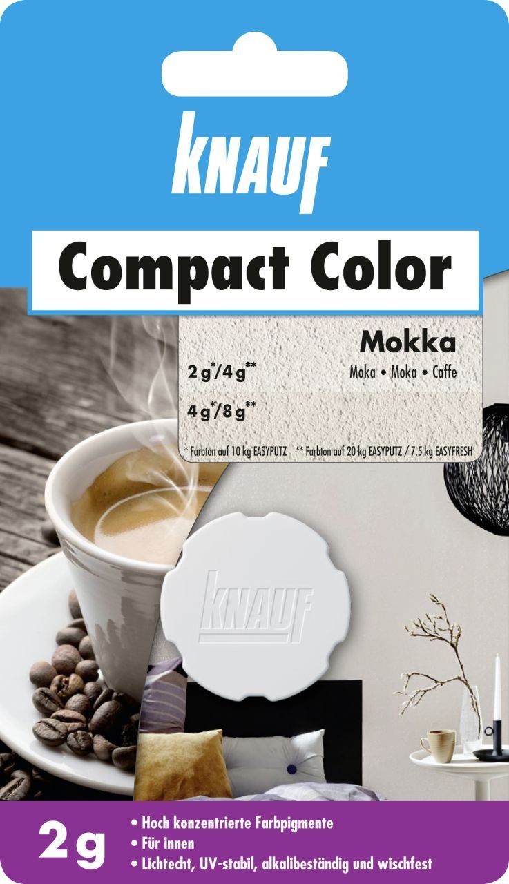 KNAUF Gips-Kalk-Putz Knauf Farbpigment Compact Color 2 g mokka
