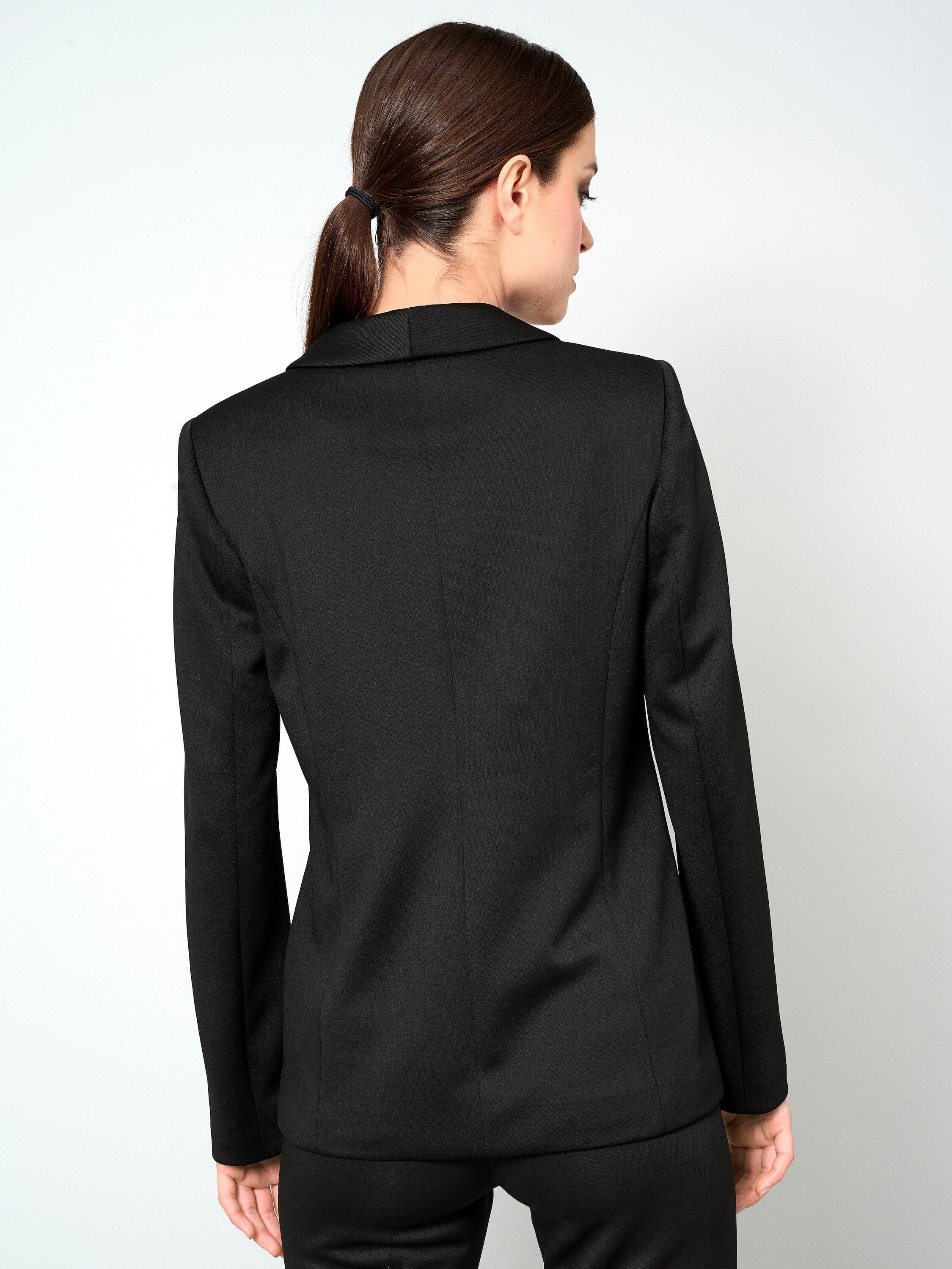 Alba Moda Kurzblazer Blazer mit Schalkragen