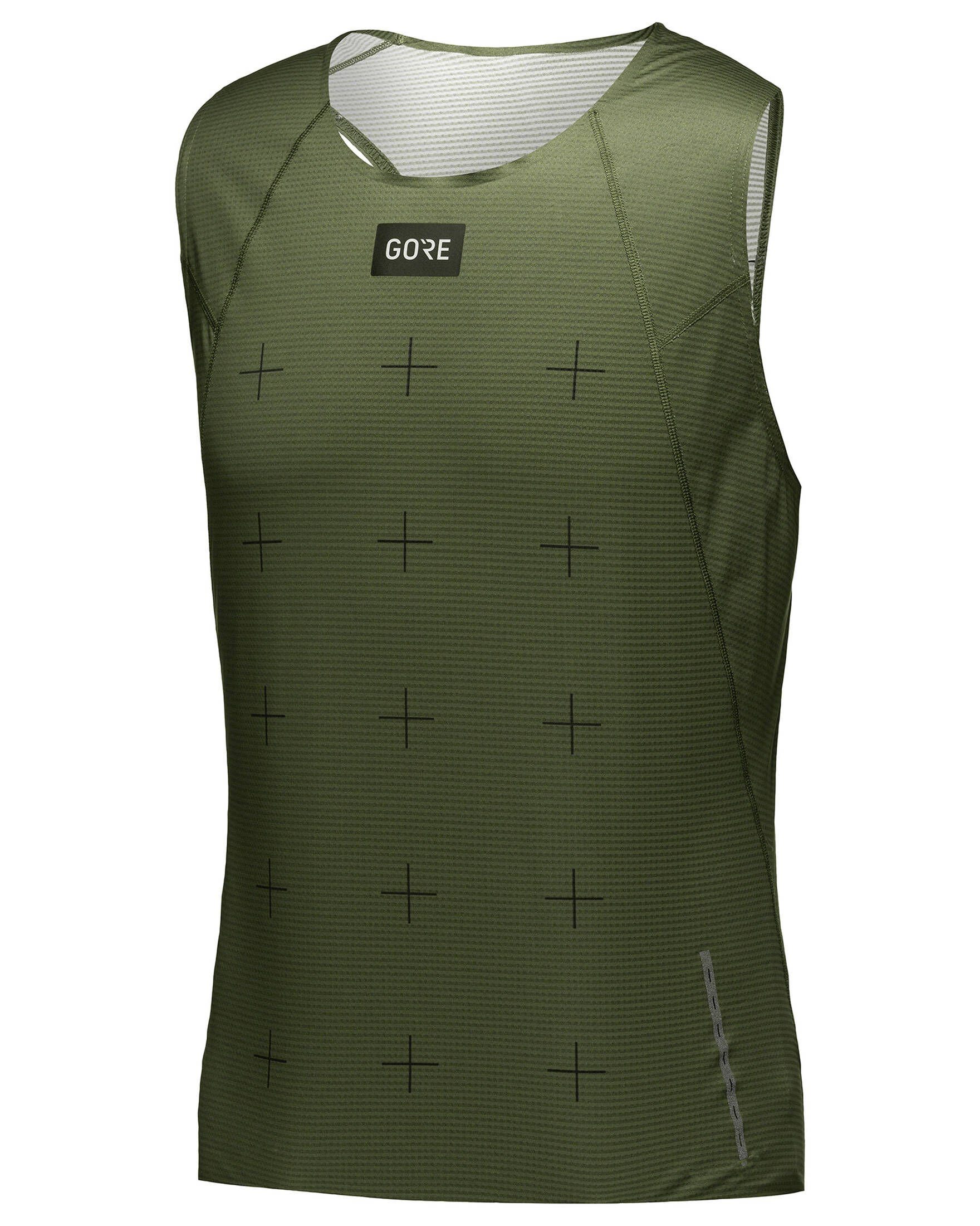 GORE® Wear Trainingsshirt Laufshrit Utility DAILY CONTEST Green (1-tlg) Herren