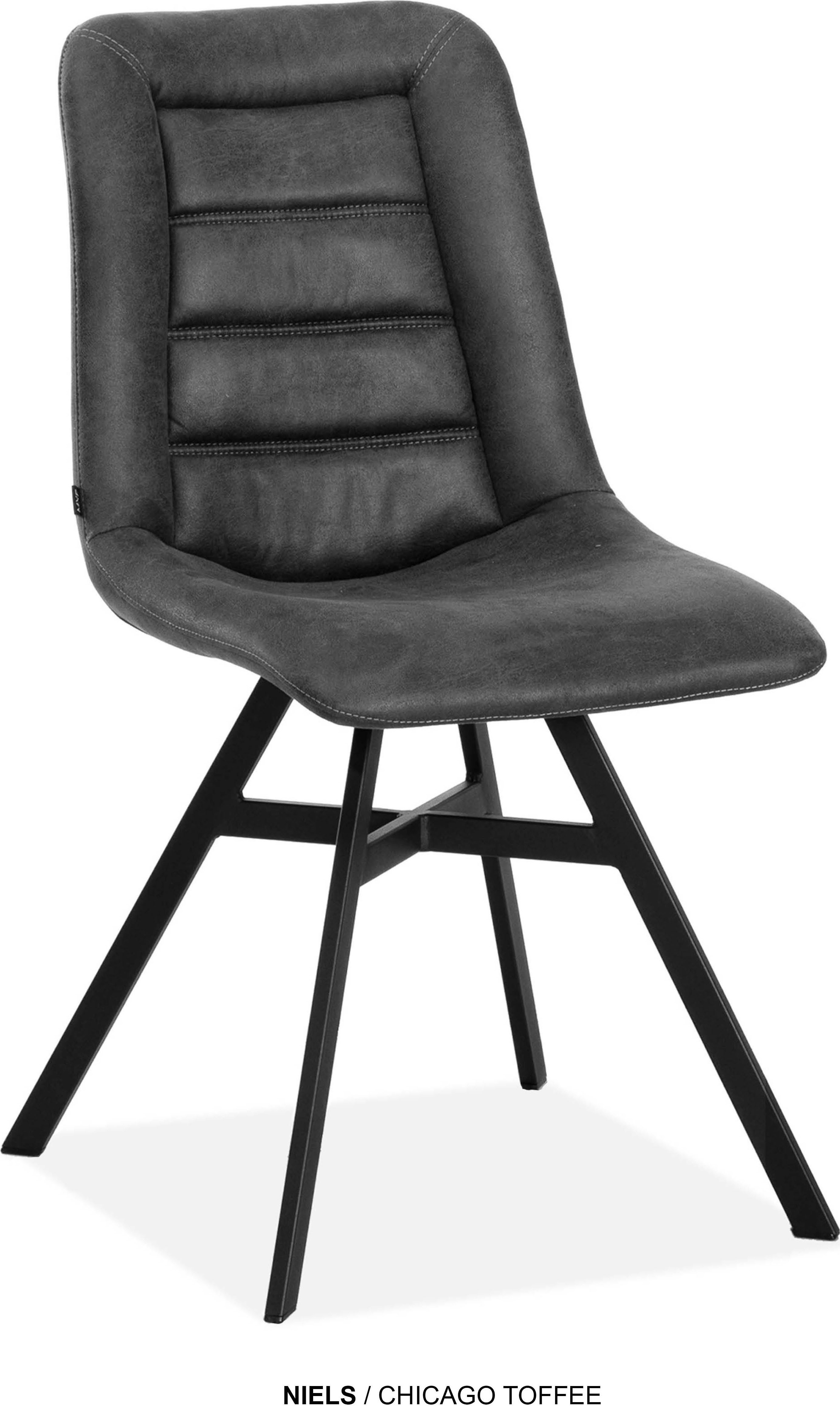 OMG Design Esszimmerstuhl Niels (Set, 2 St), Esszimmerstuhl, pflegeleichter Bezug