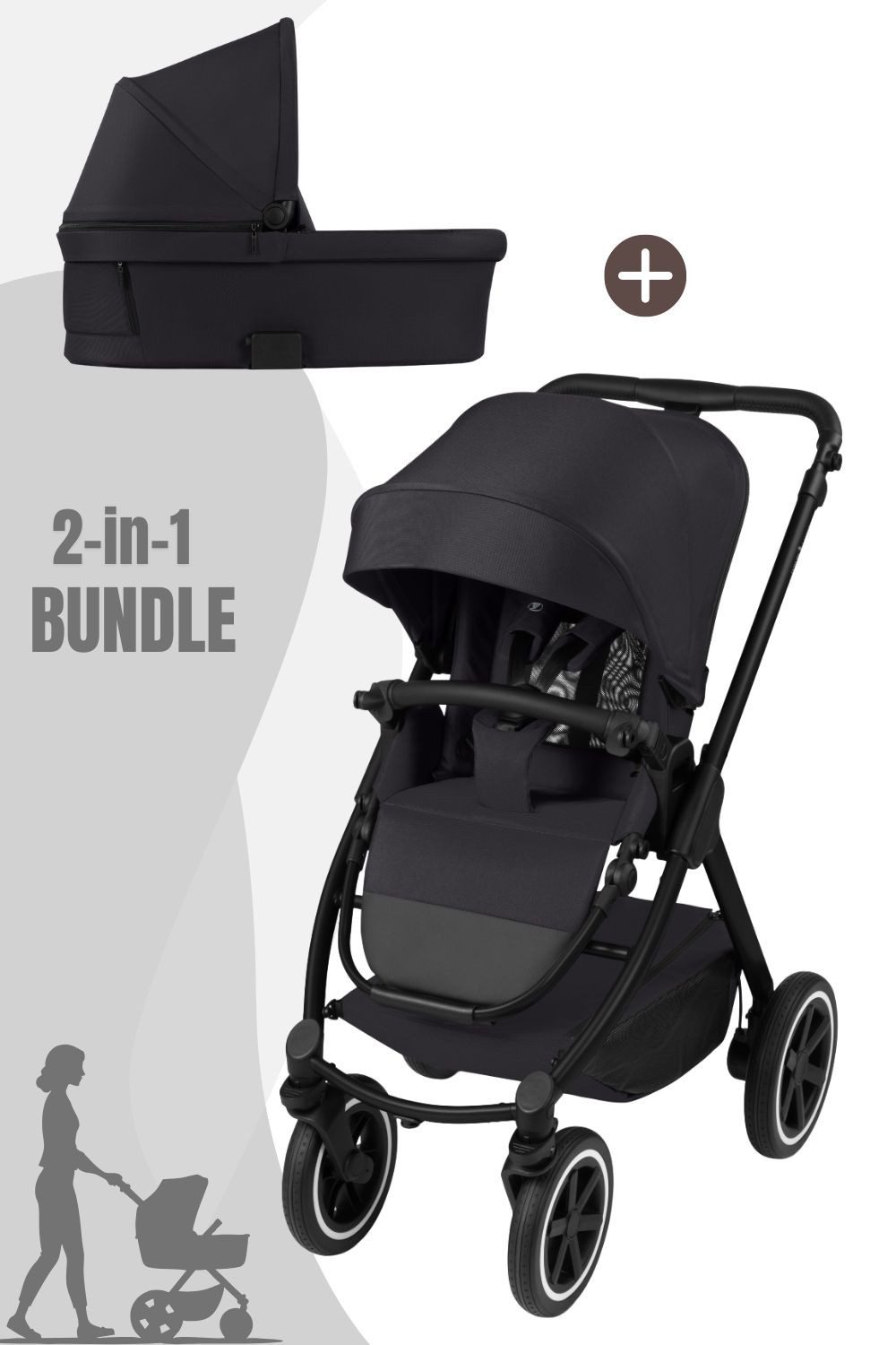 ABC Design Kombi-Kinderwagen Samba 2 Комбіновані дитячі візки Set inkl.Tragewanne