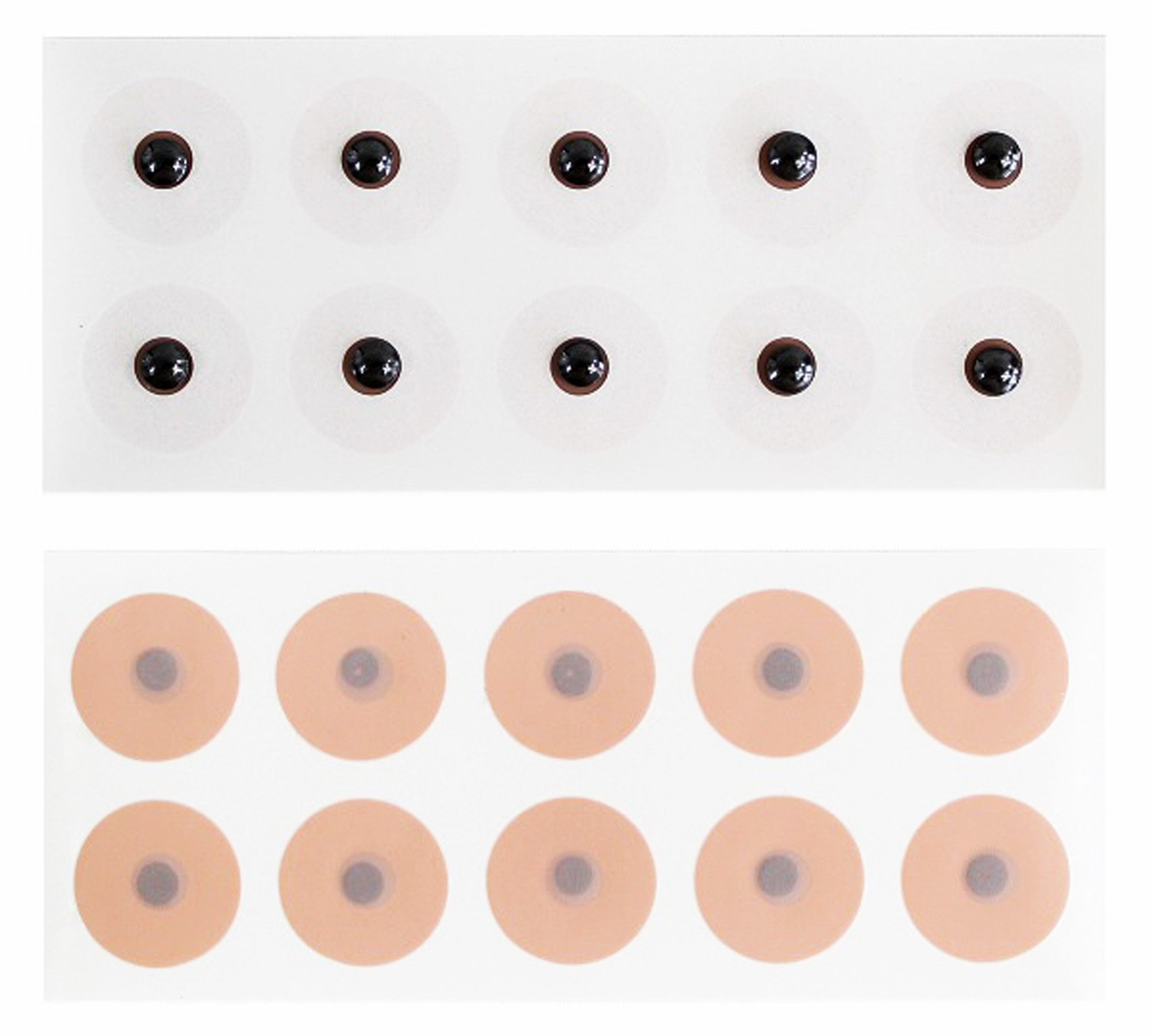 vom Pullach Hof Magnetpflaster 10x MAGNETPFLASTER Set 600-Gauss mit Anleitung Magnet Pflaster 64 (10 St), Körpermagnet Patches Magnetische Akupunktur