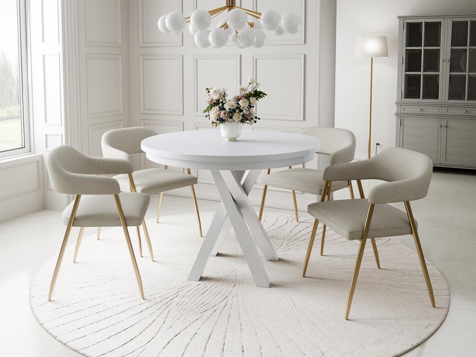 Compleo Esstisch Esszimmer, Modern, Japandi, Industrial - Küchentisch - Run günstig online kaufen