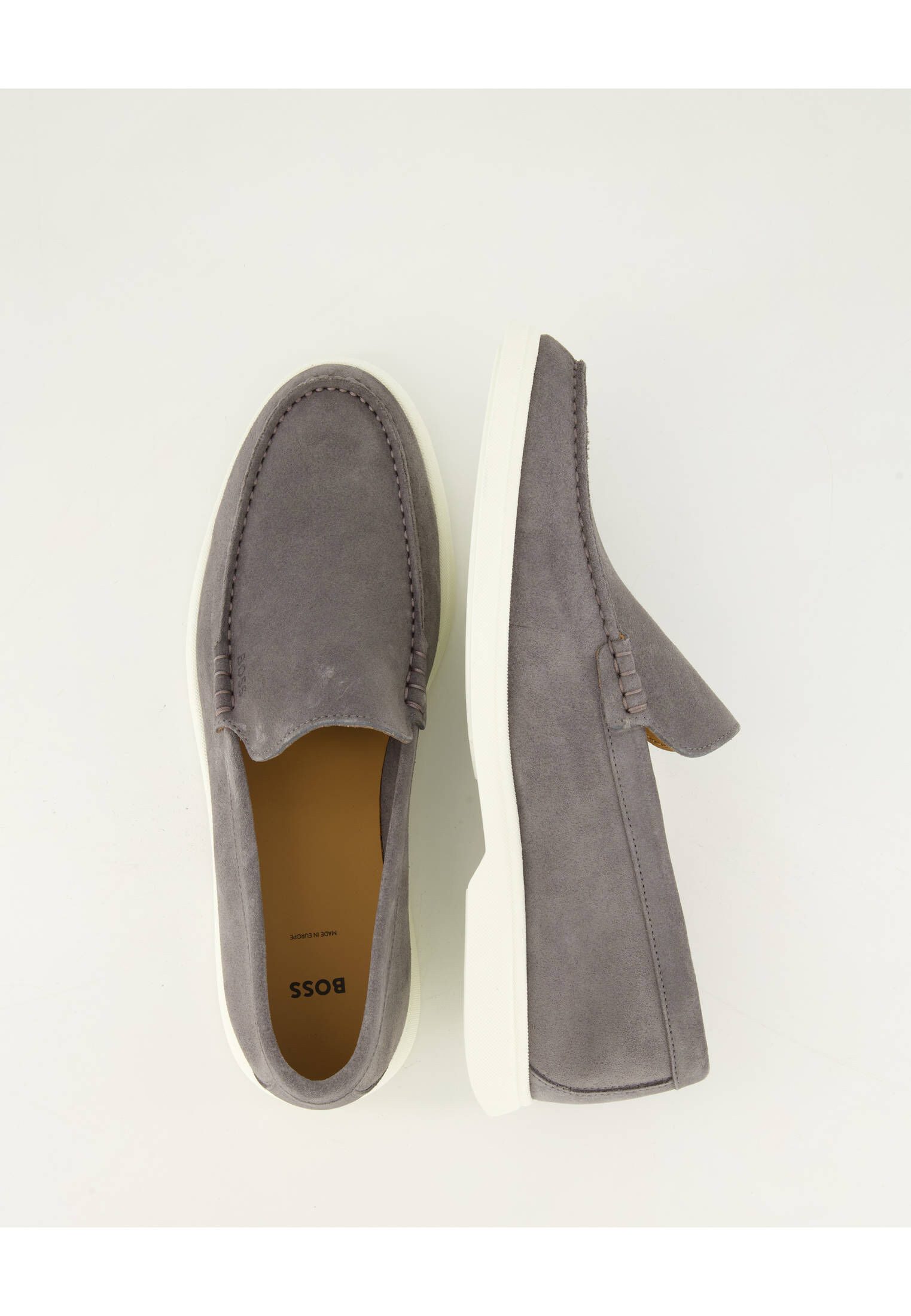 BOSS Herren Slipper aus Veloursleder SIENNE_LOAF günstig online kaufen